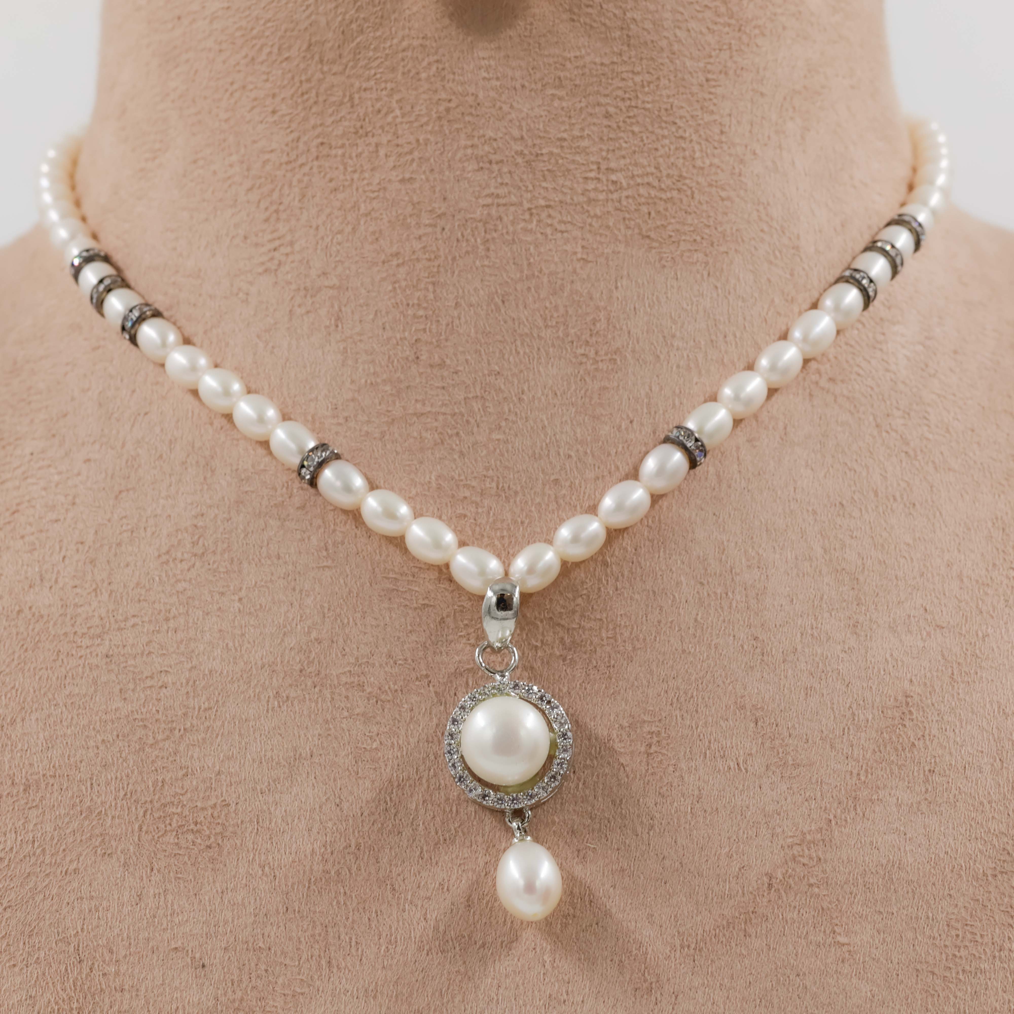 Pearls Necklace Set - Pearls Jewellery