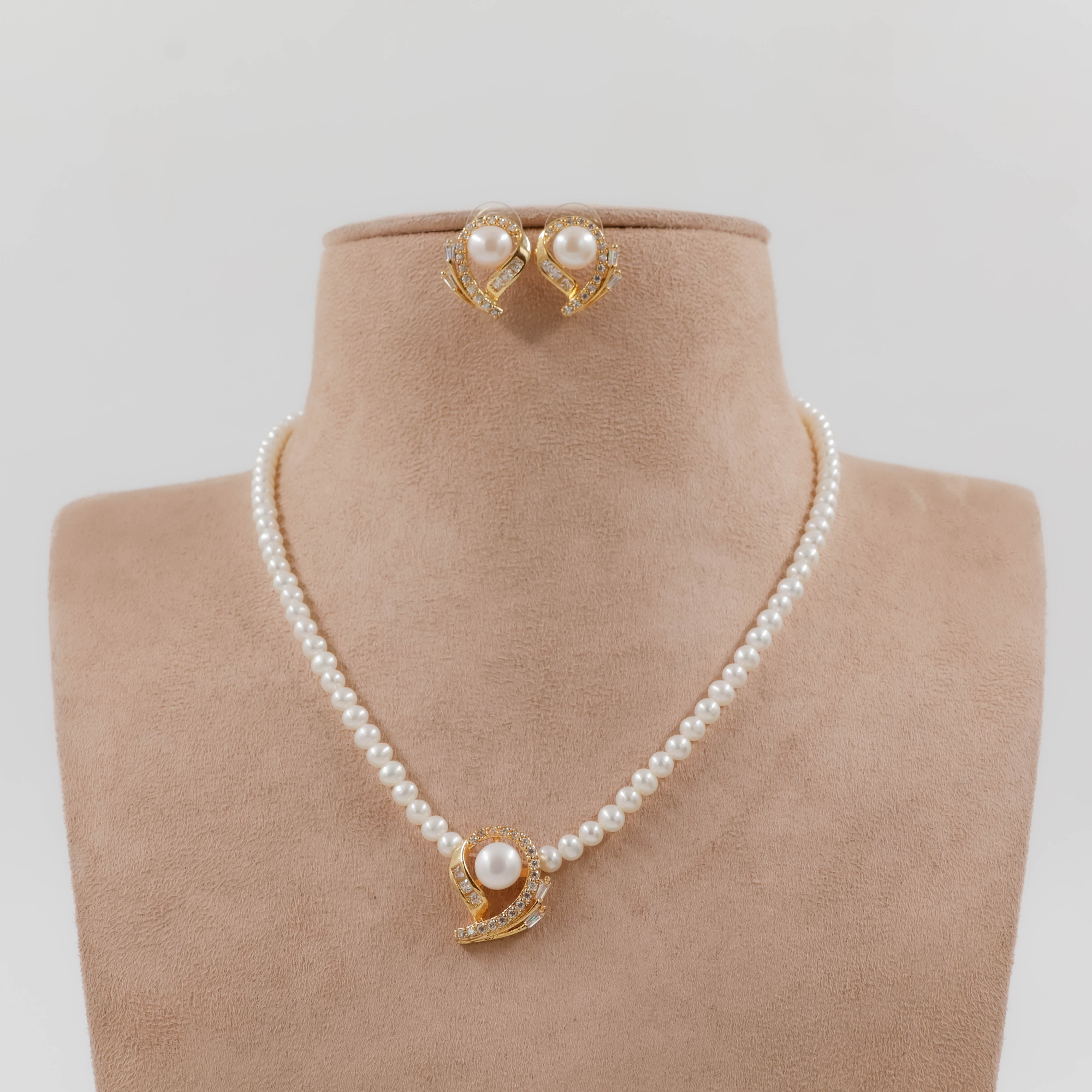 Pearls Necklace Set - Pearls Jewellery