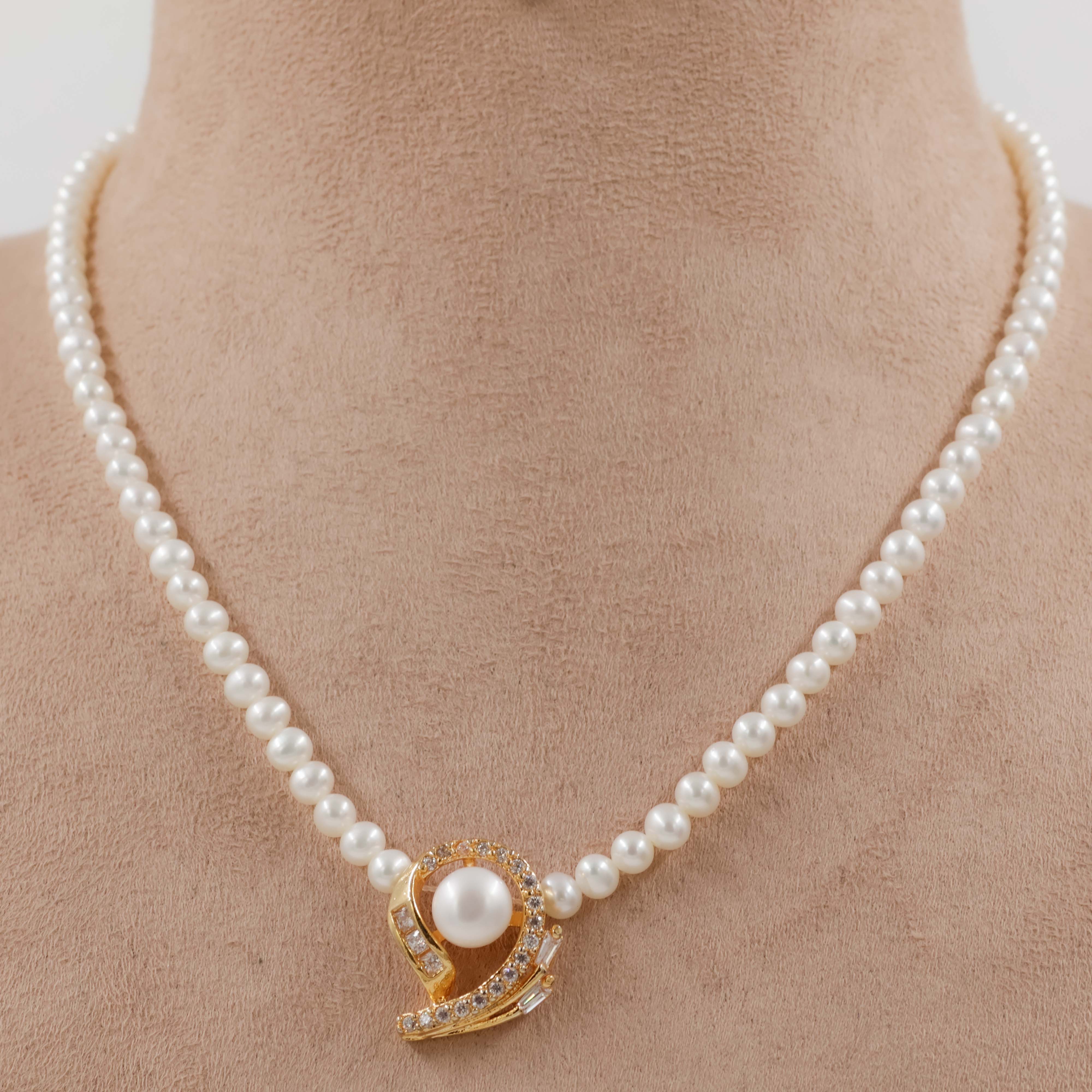 Pearls Necklace Set - Pearls Jewellery
