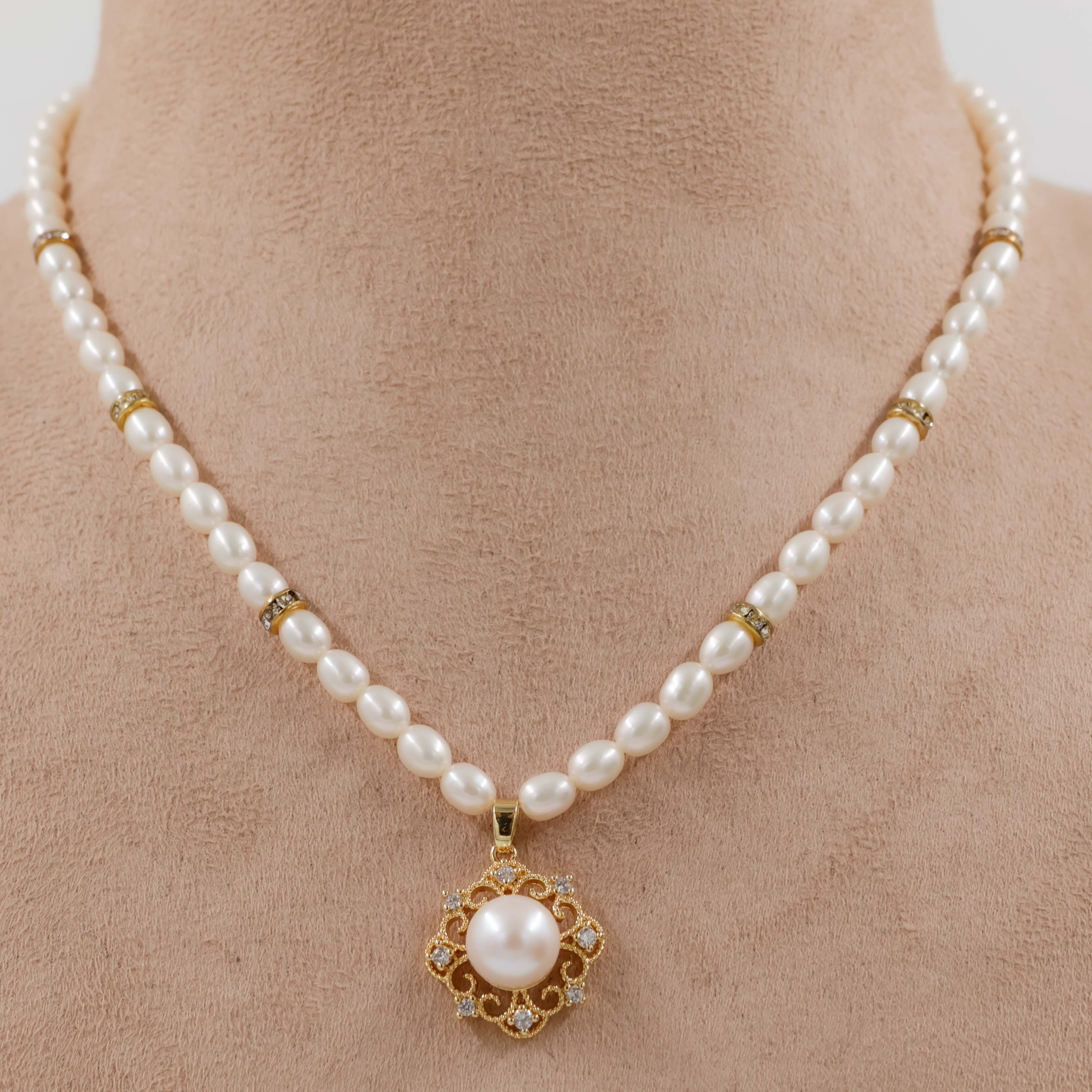 Pearls Necklace Set - Pearls Jewellery