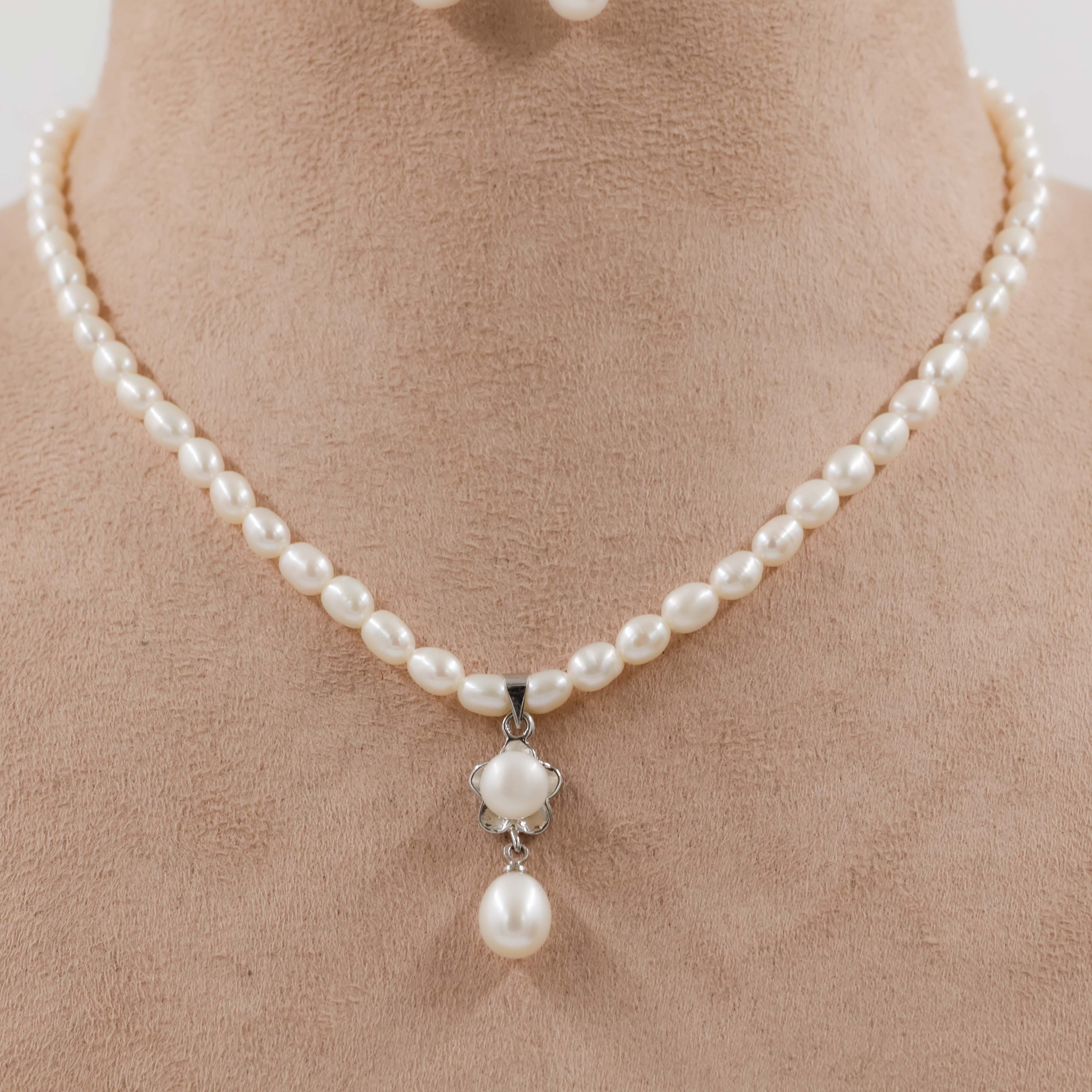 Pearls Necklace Set - Pearls Jewellery