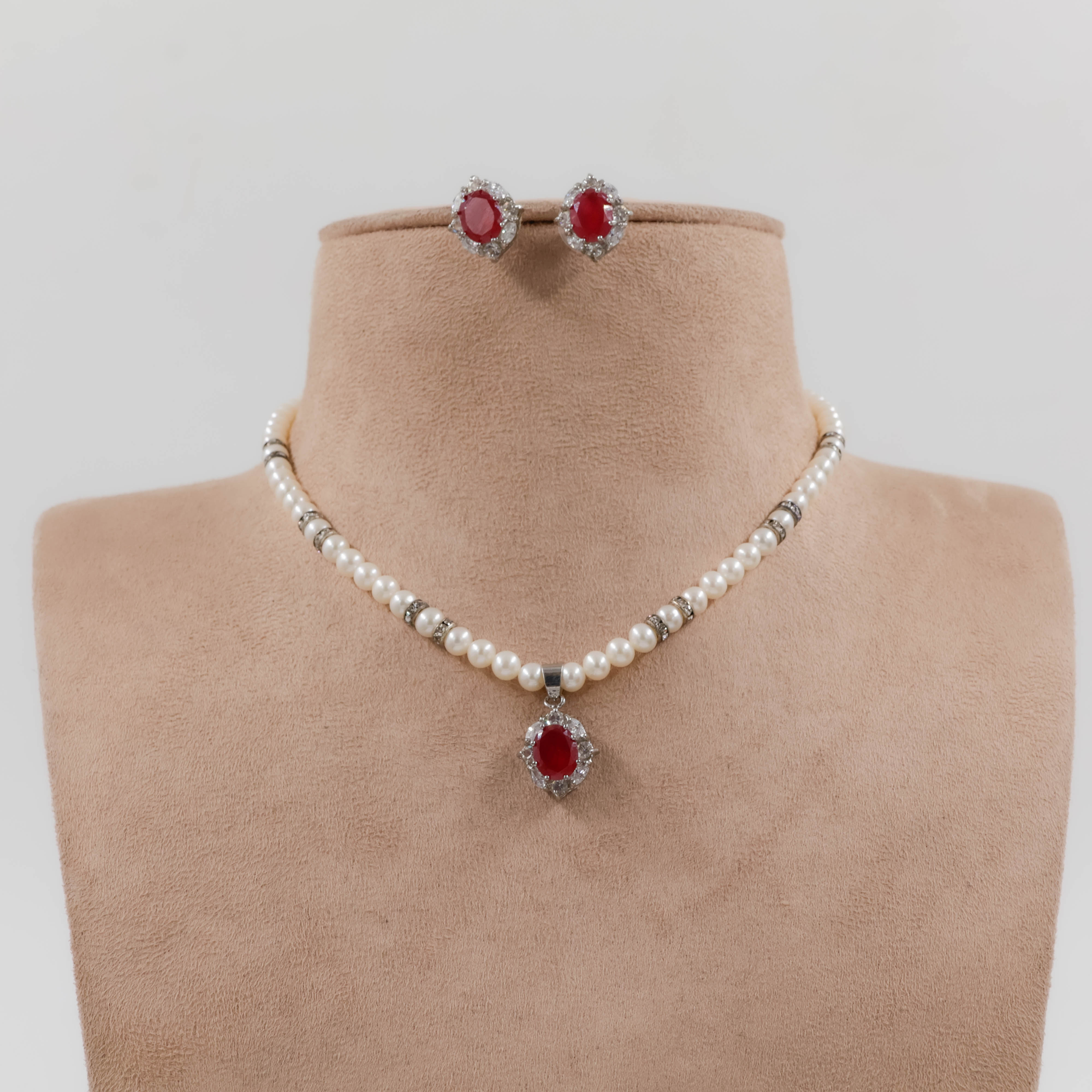 Pearls Necklace Set - Pearls Jewellery