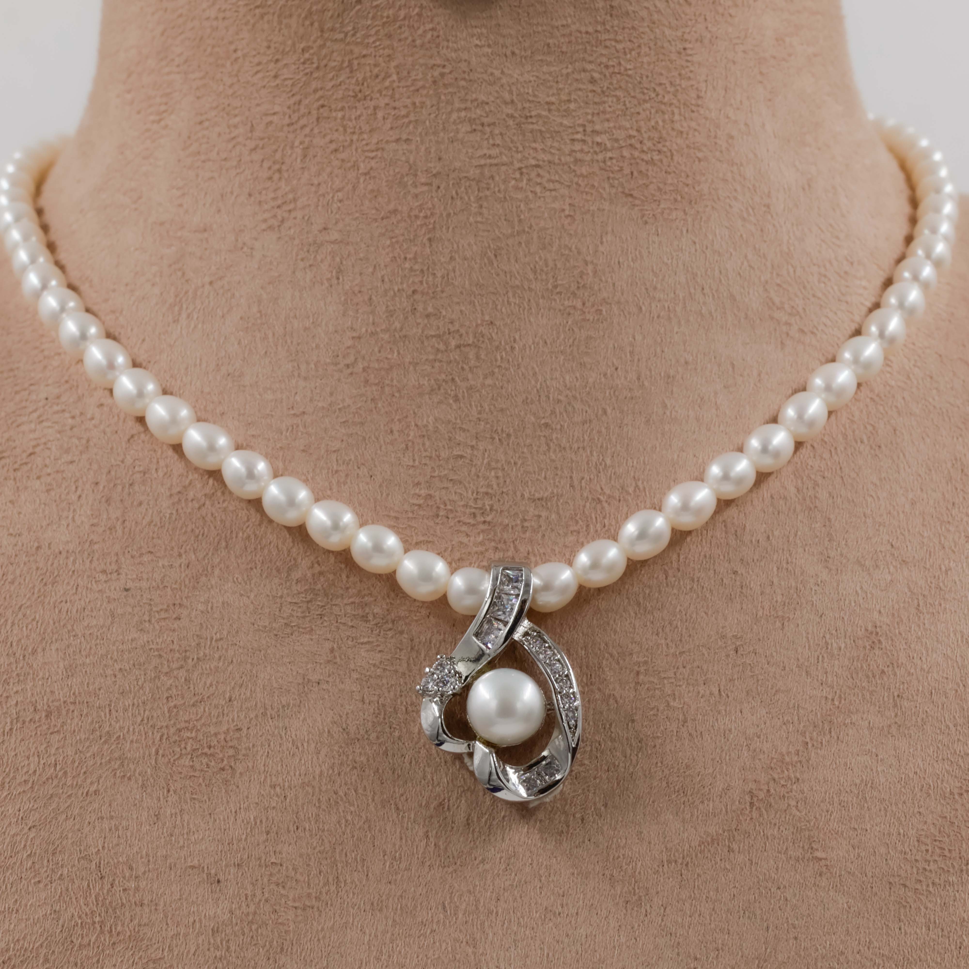 Pearls Necklace Set - Pearls Jewellery