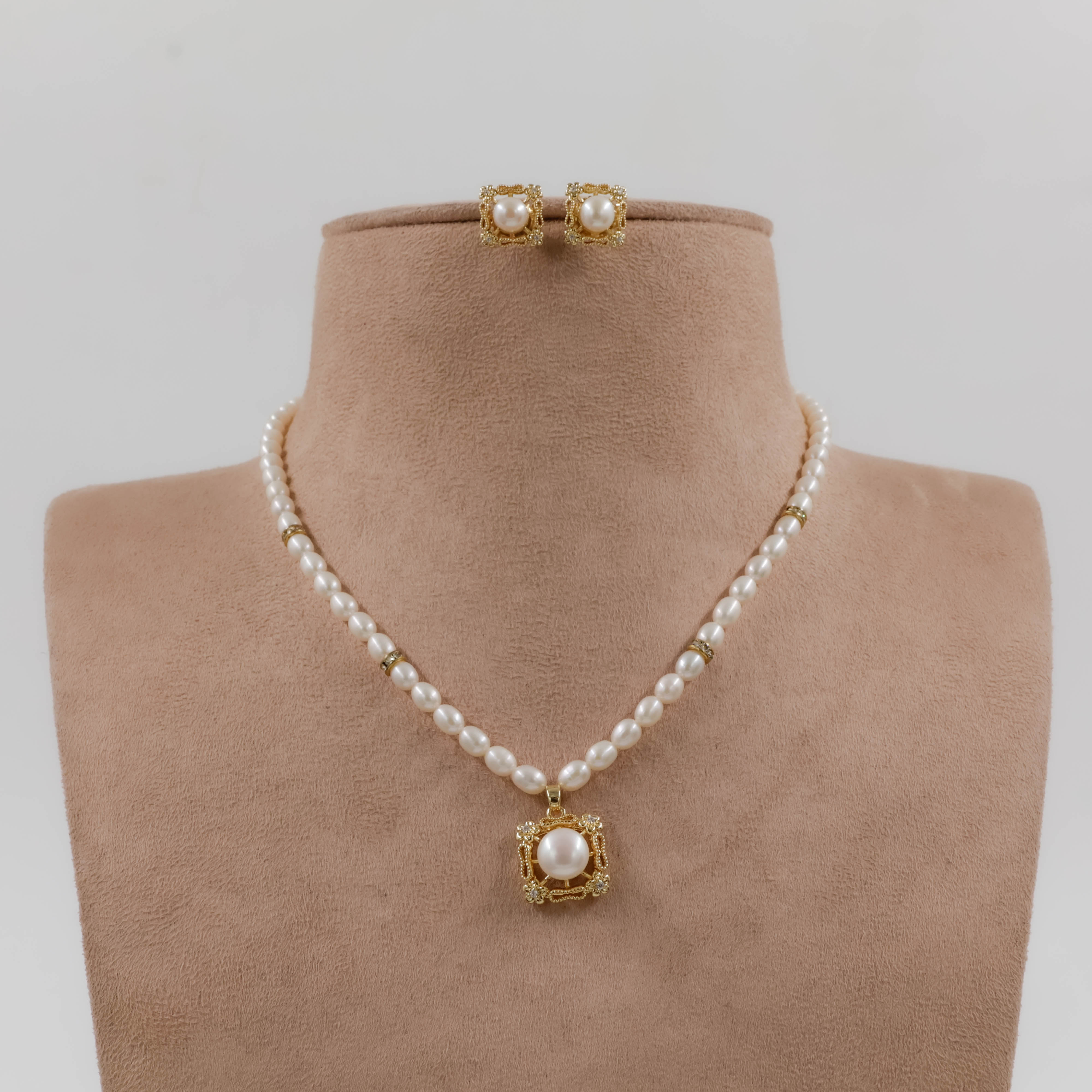 Pearls Necklace Set - Pearls Jewellery