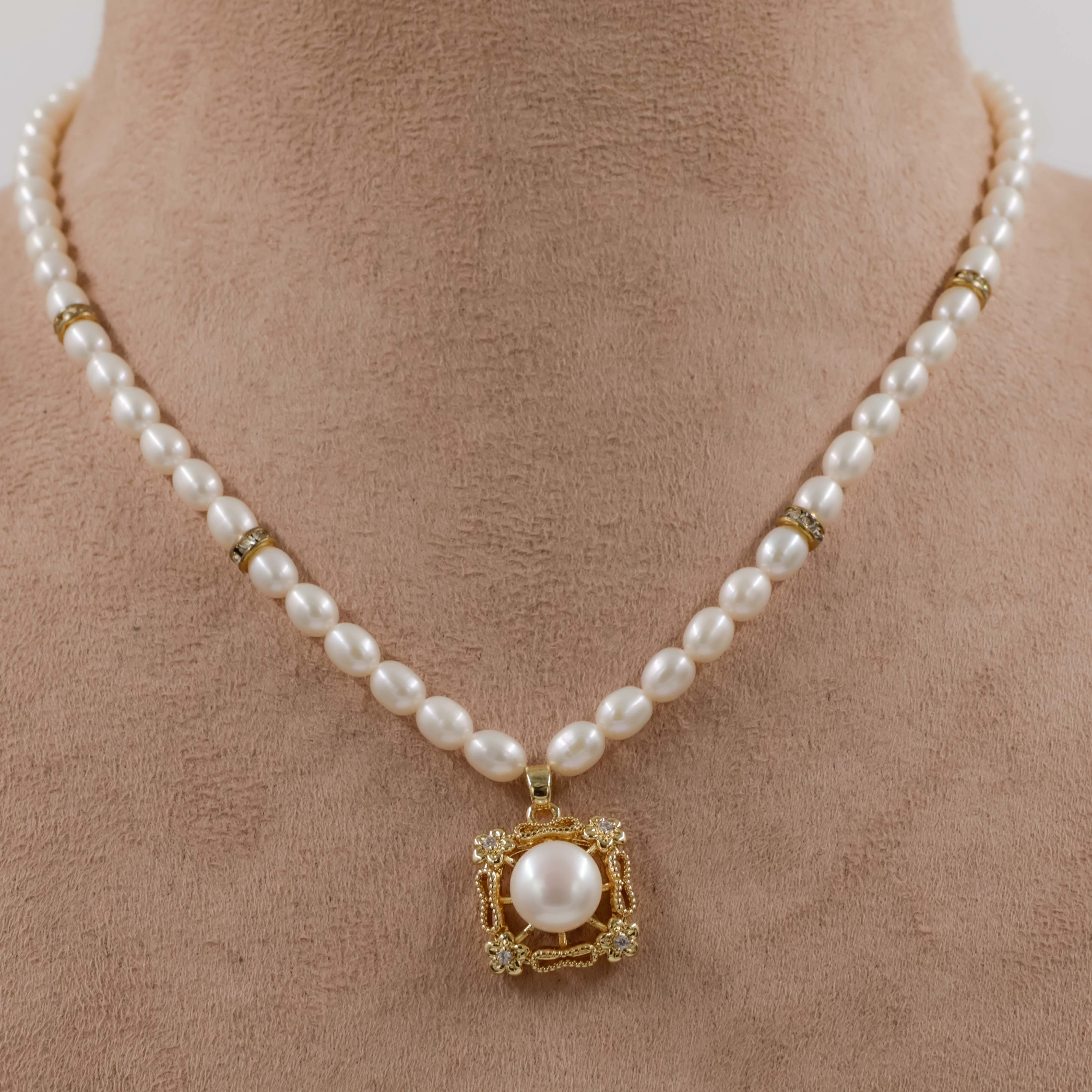 Pearls Necklace Set - Pearls Jewellery