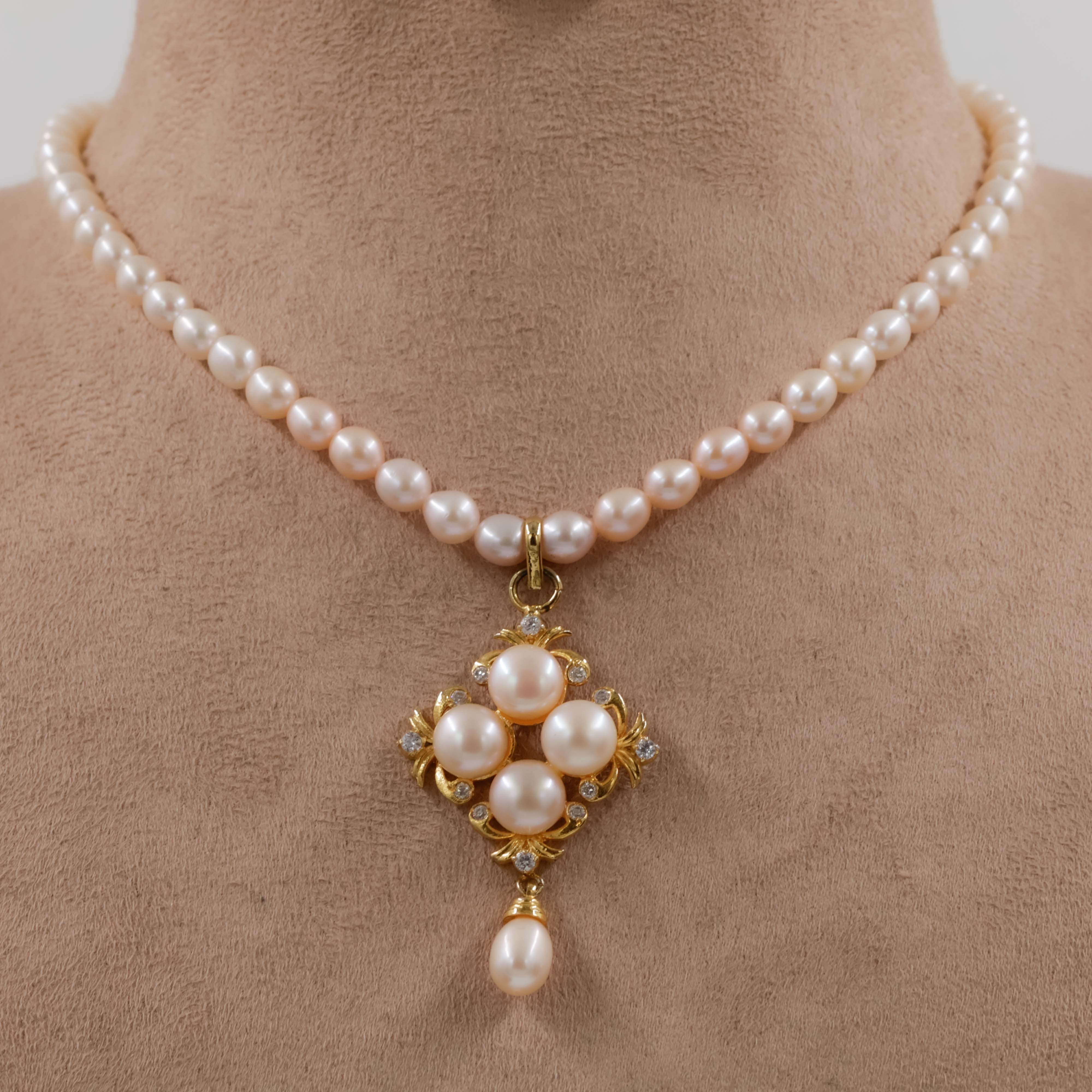 Pearls Necklace Set - Pearls Jewellery