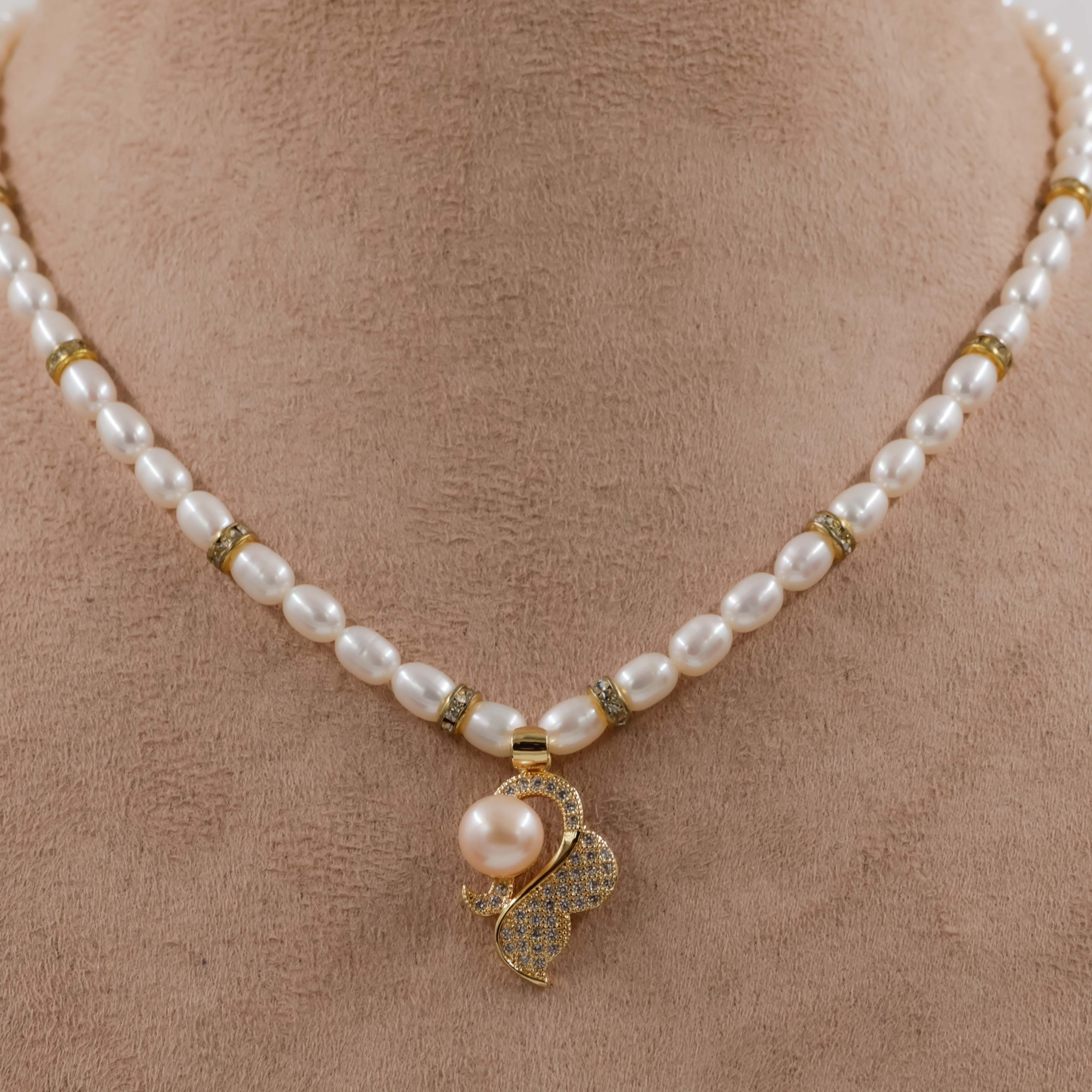 Pearls Necklace Set - Pearls Jewellery