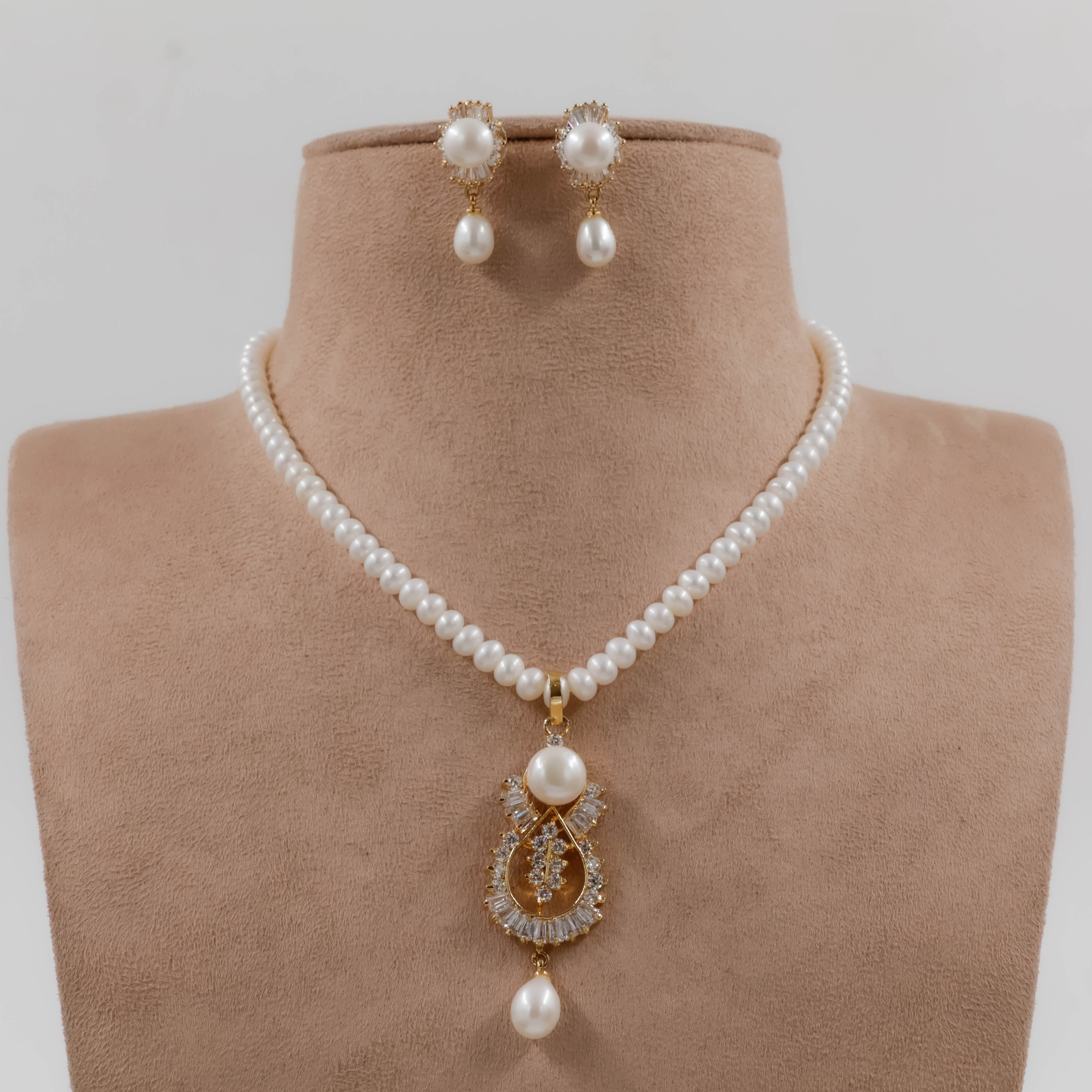 Pearls Necklace Set - Pearls Jewellery