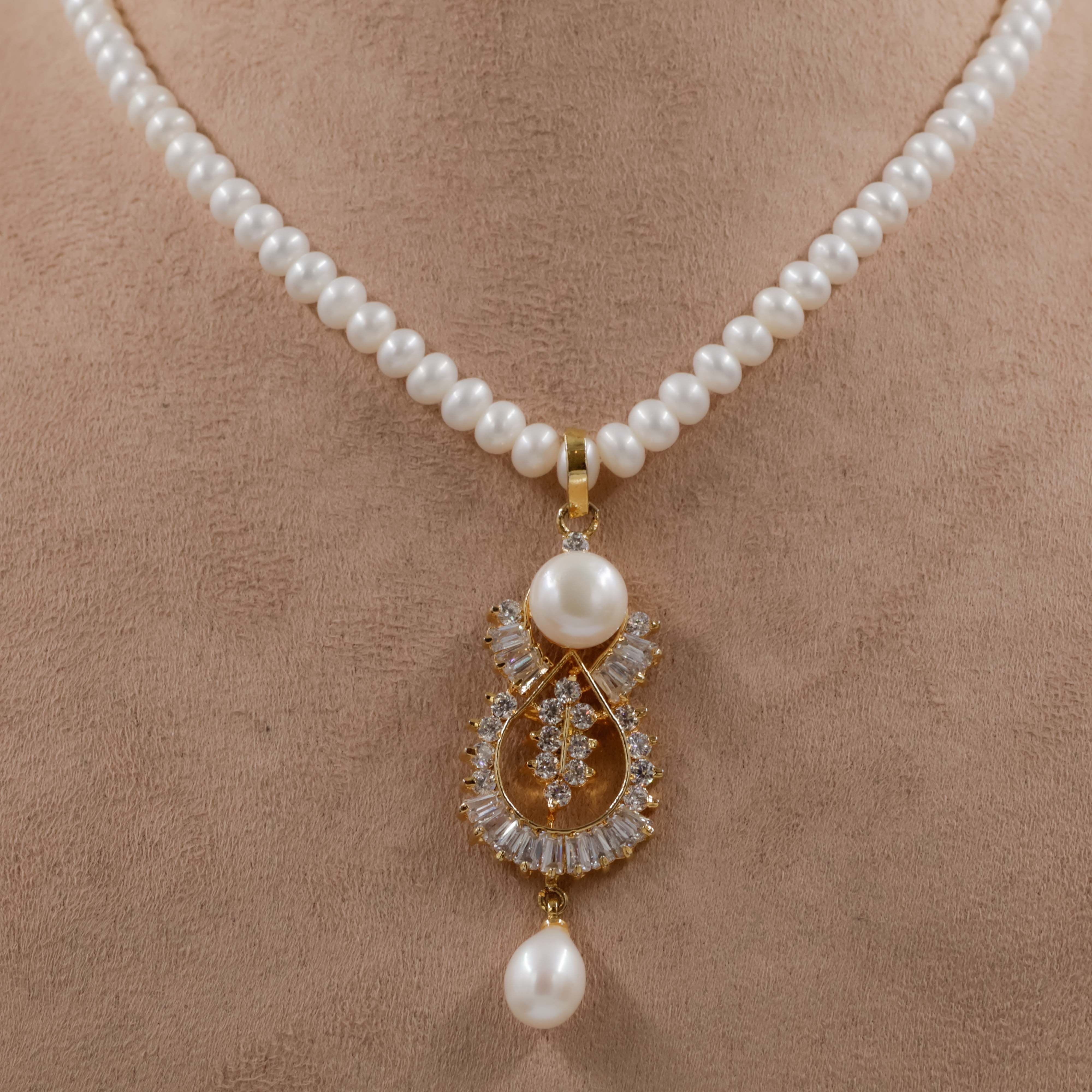 Pearls Necklace Set - Pearls Jewellery