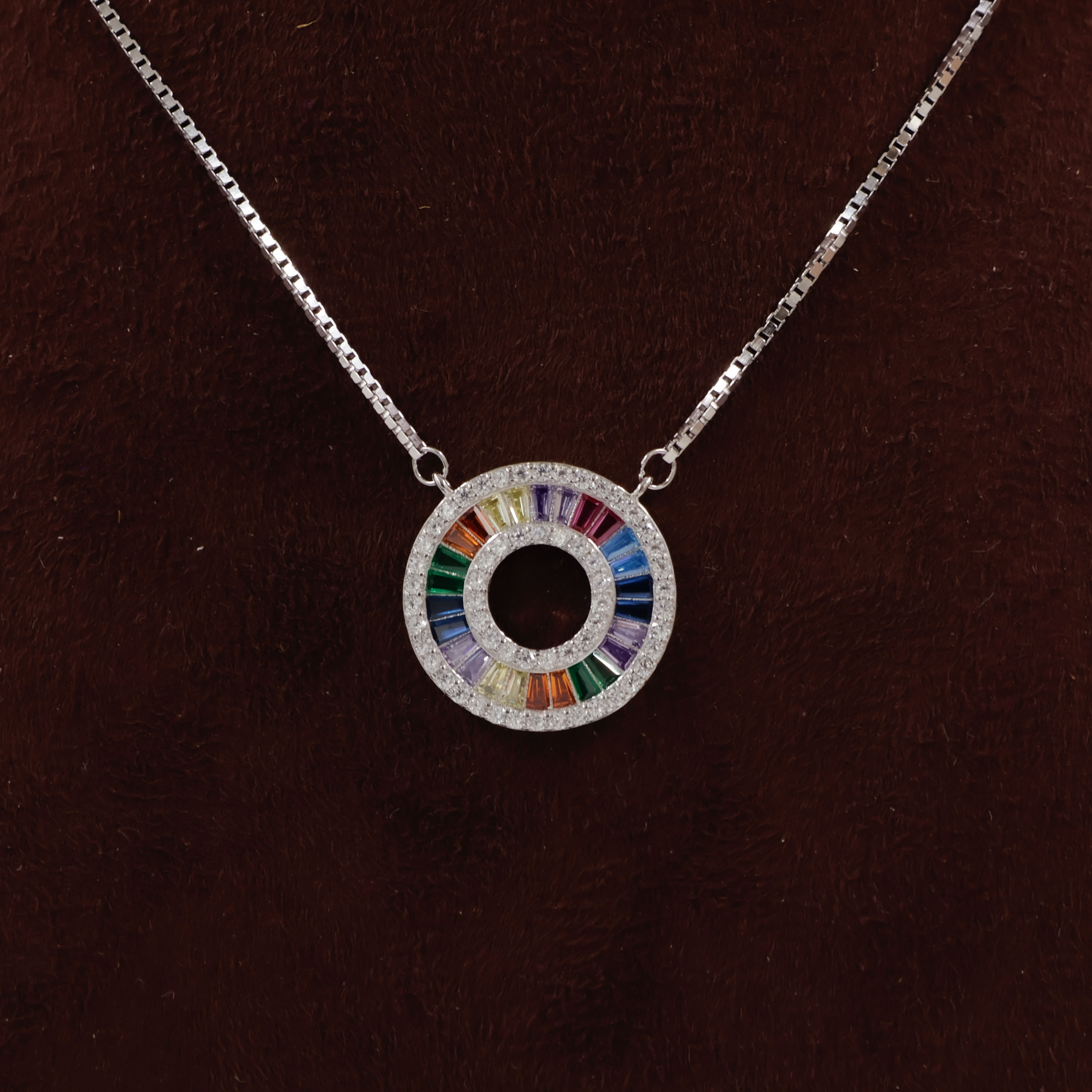 92.5 Silver Necklace Set - 