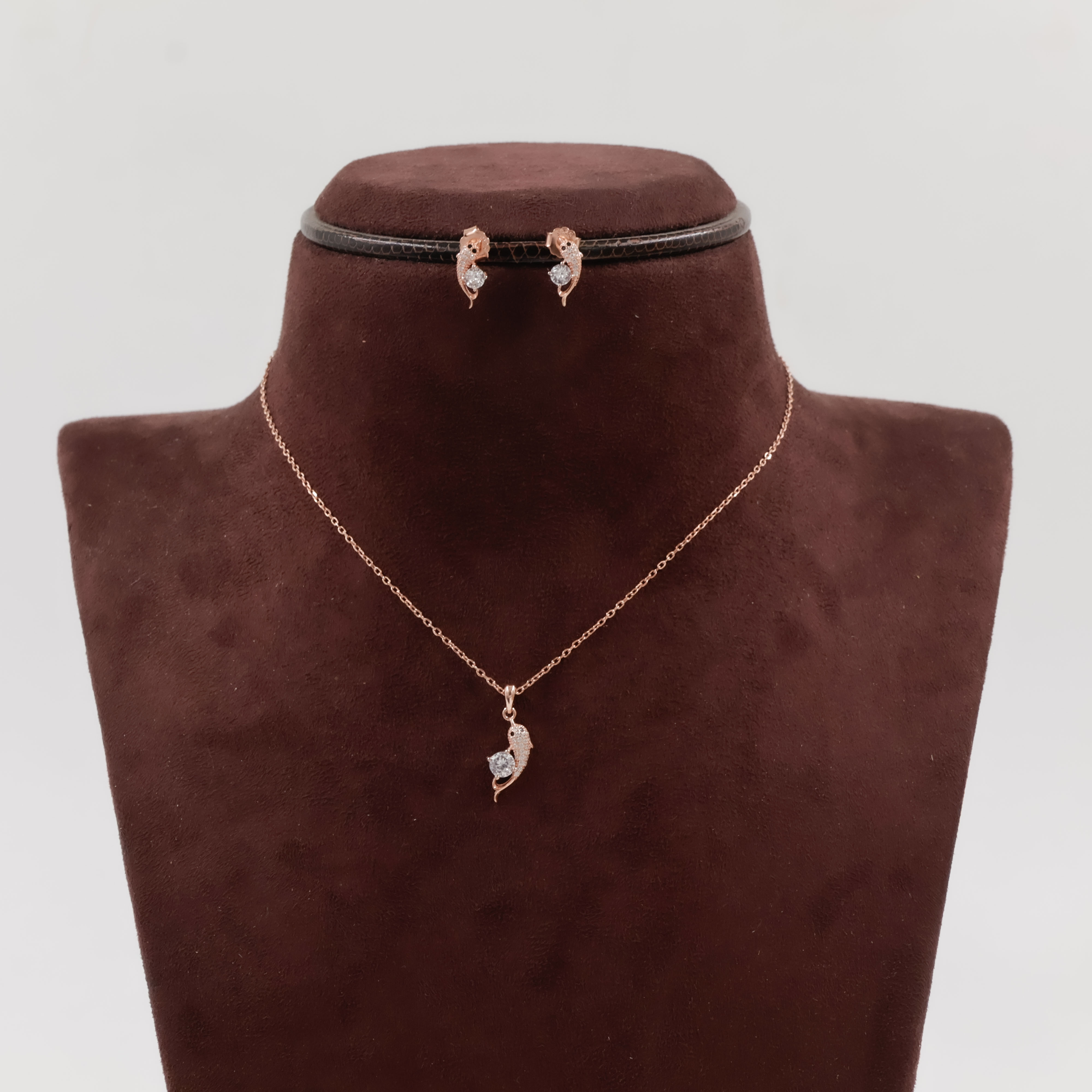 92.5 Silver Necklace Set - 