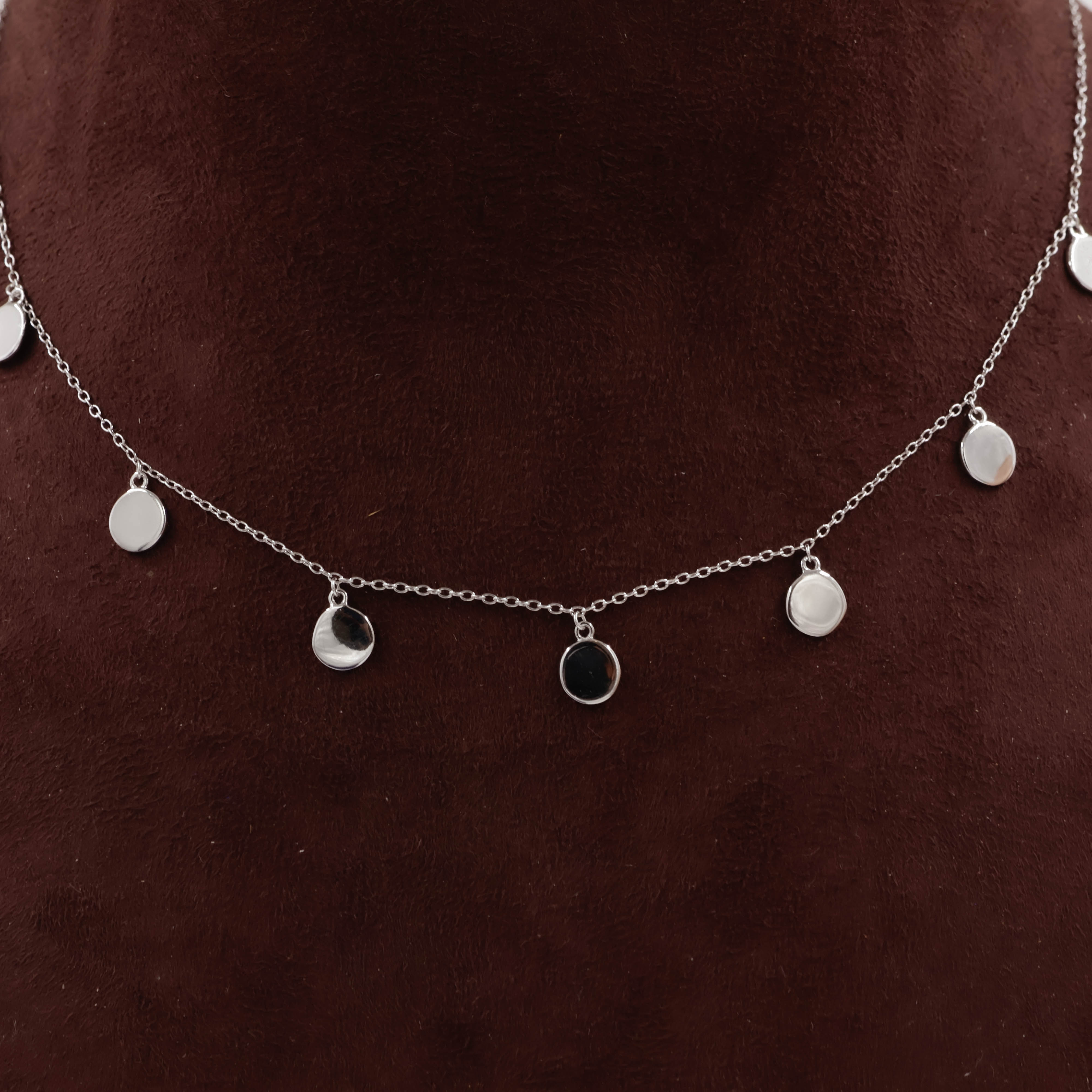 92.5 Silver Necklace Set - 