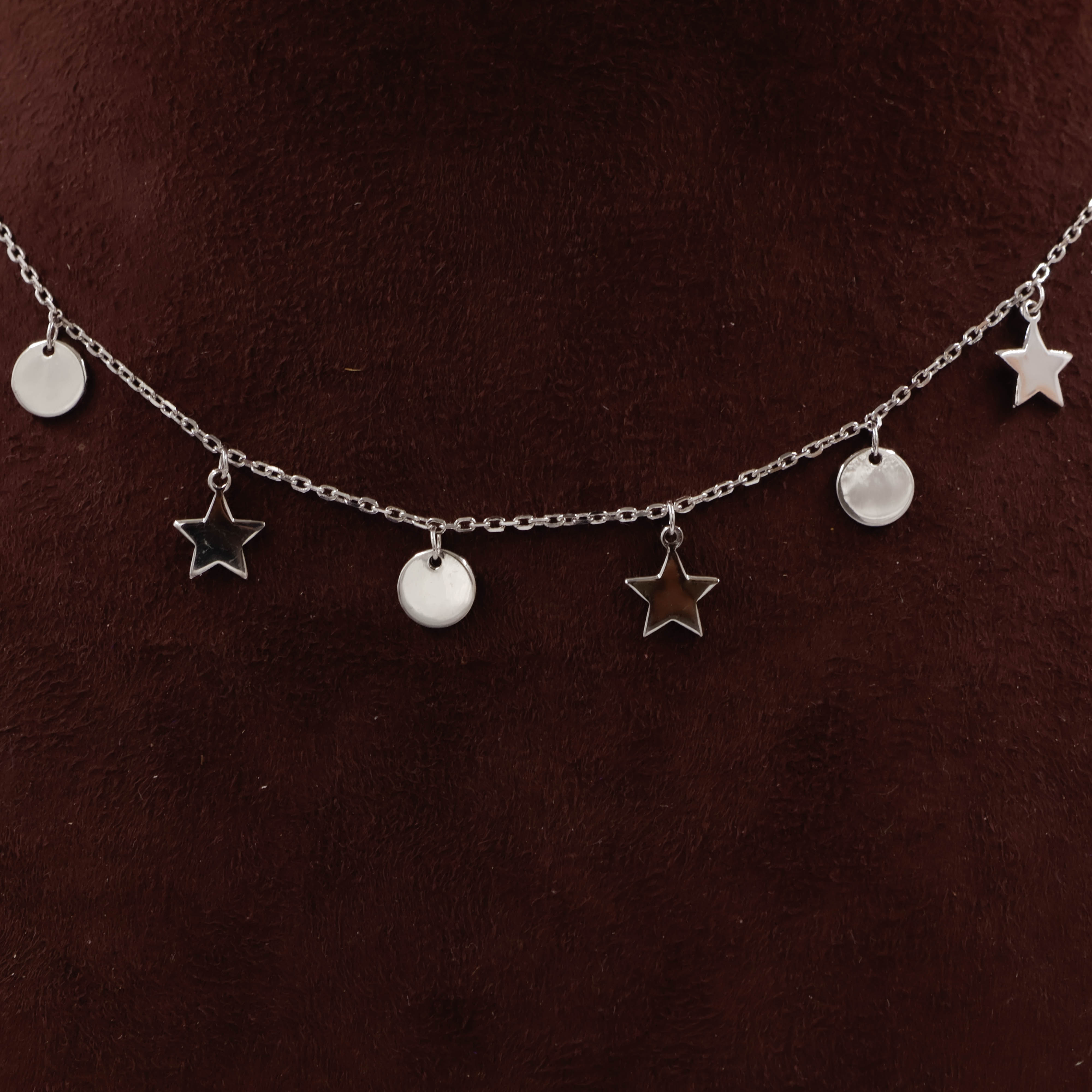 92.5 Silver Necklace Set - 