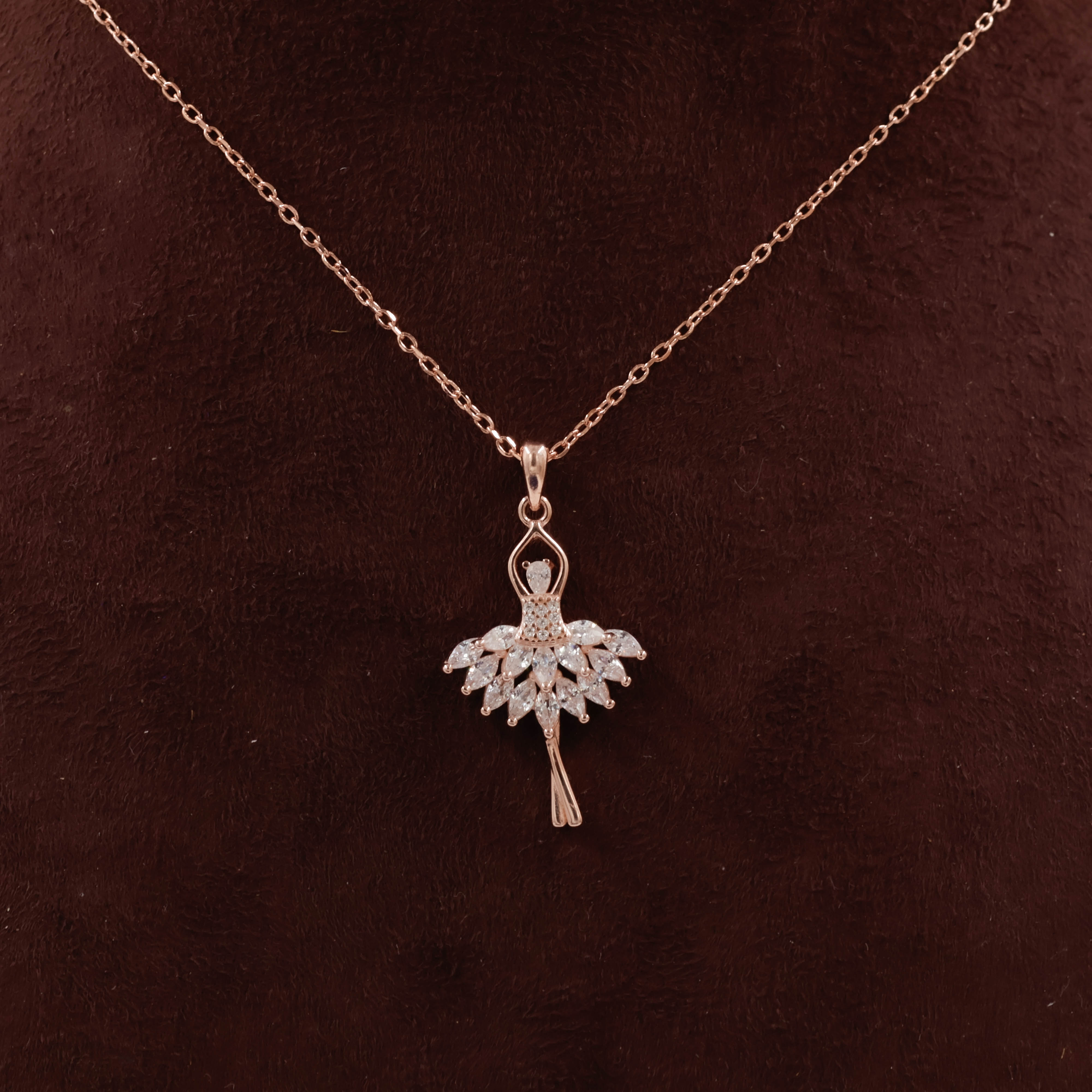 92.5 Silver Necklace Set - 
