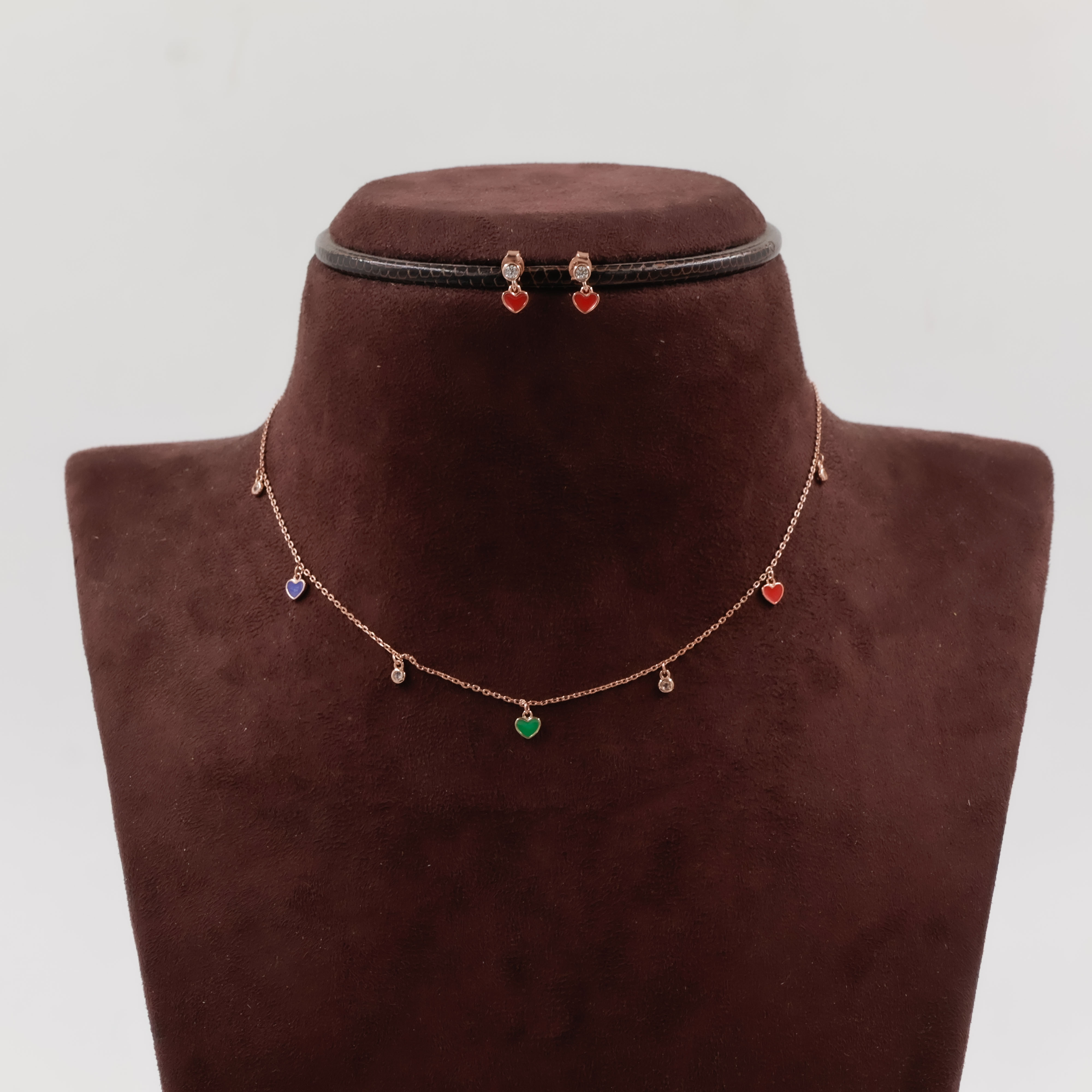 92.5 Silver Necklace Set - 