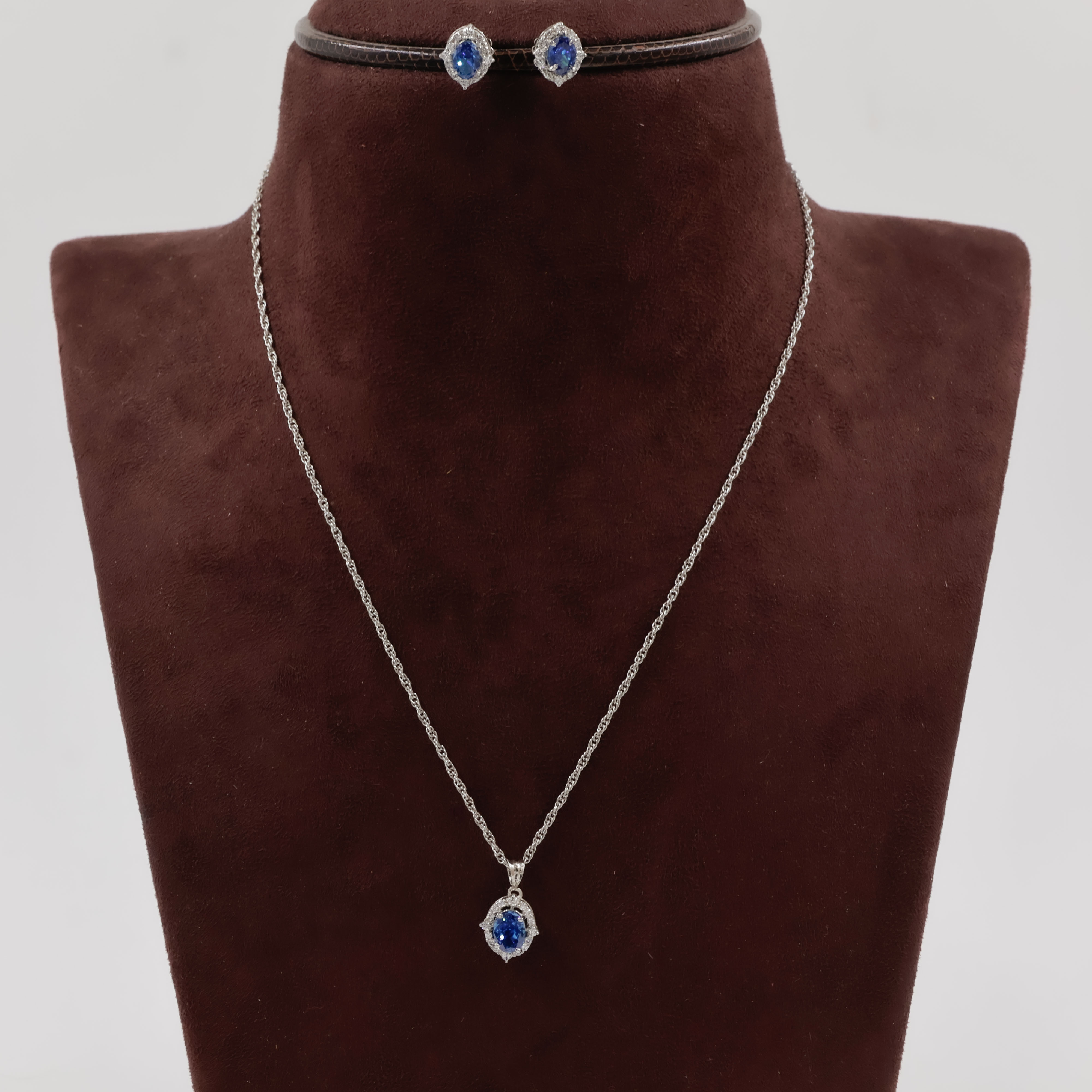 92.5 Silver Pendant Set - 