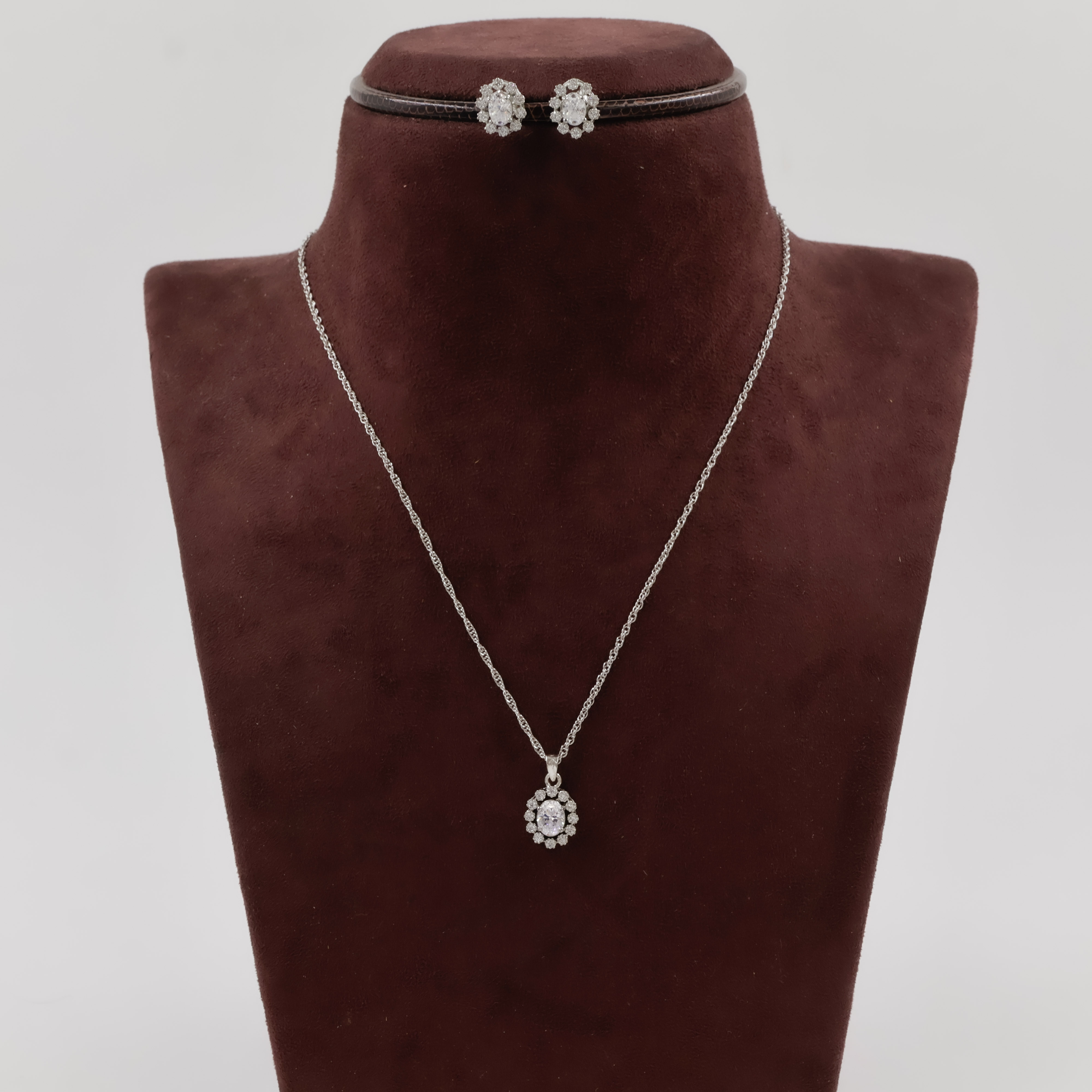 92.5 Silver Pendant Set - 