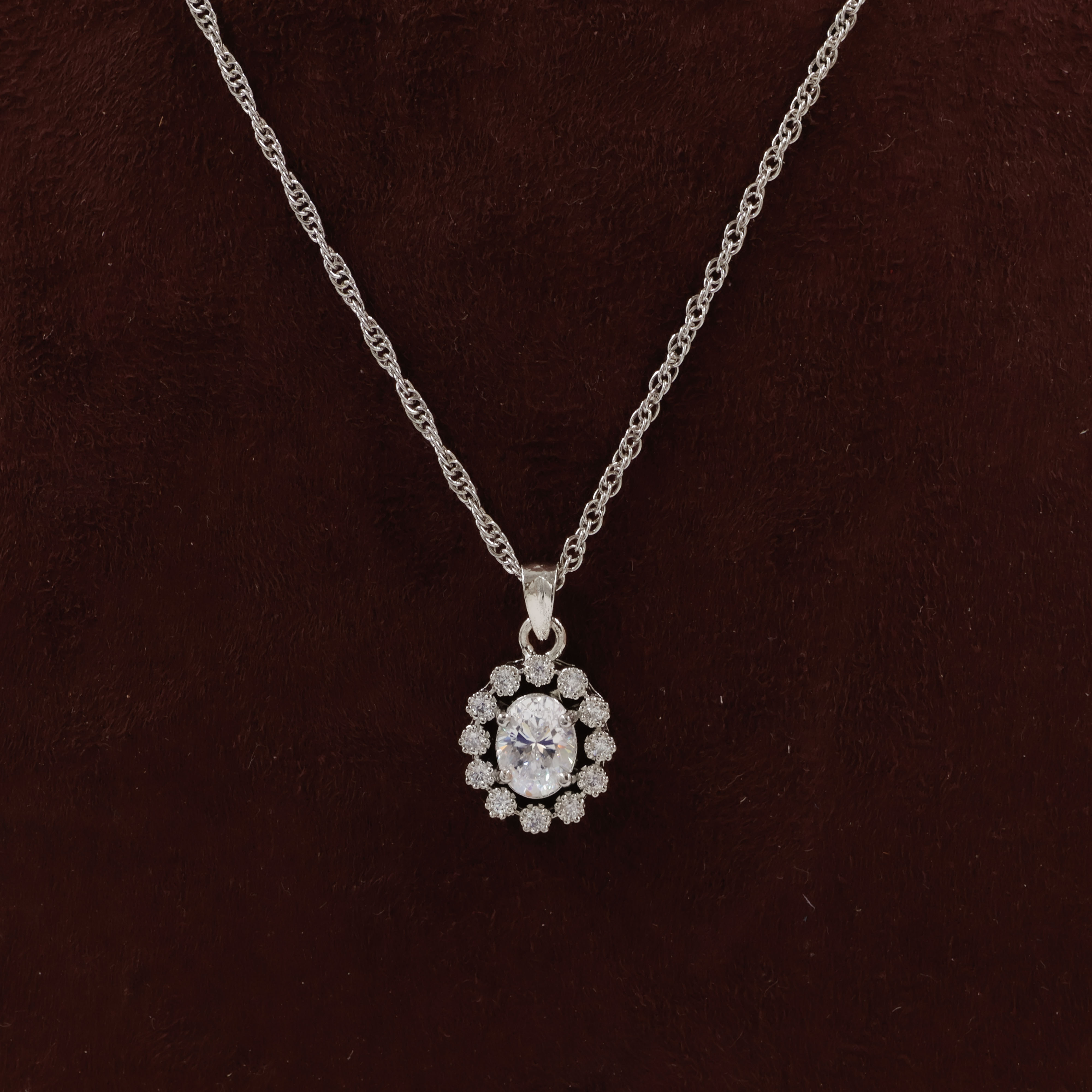 92.5 Silver Pendant Set - 