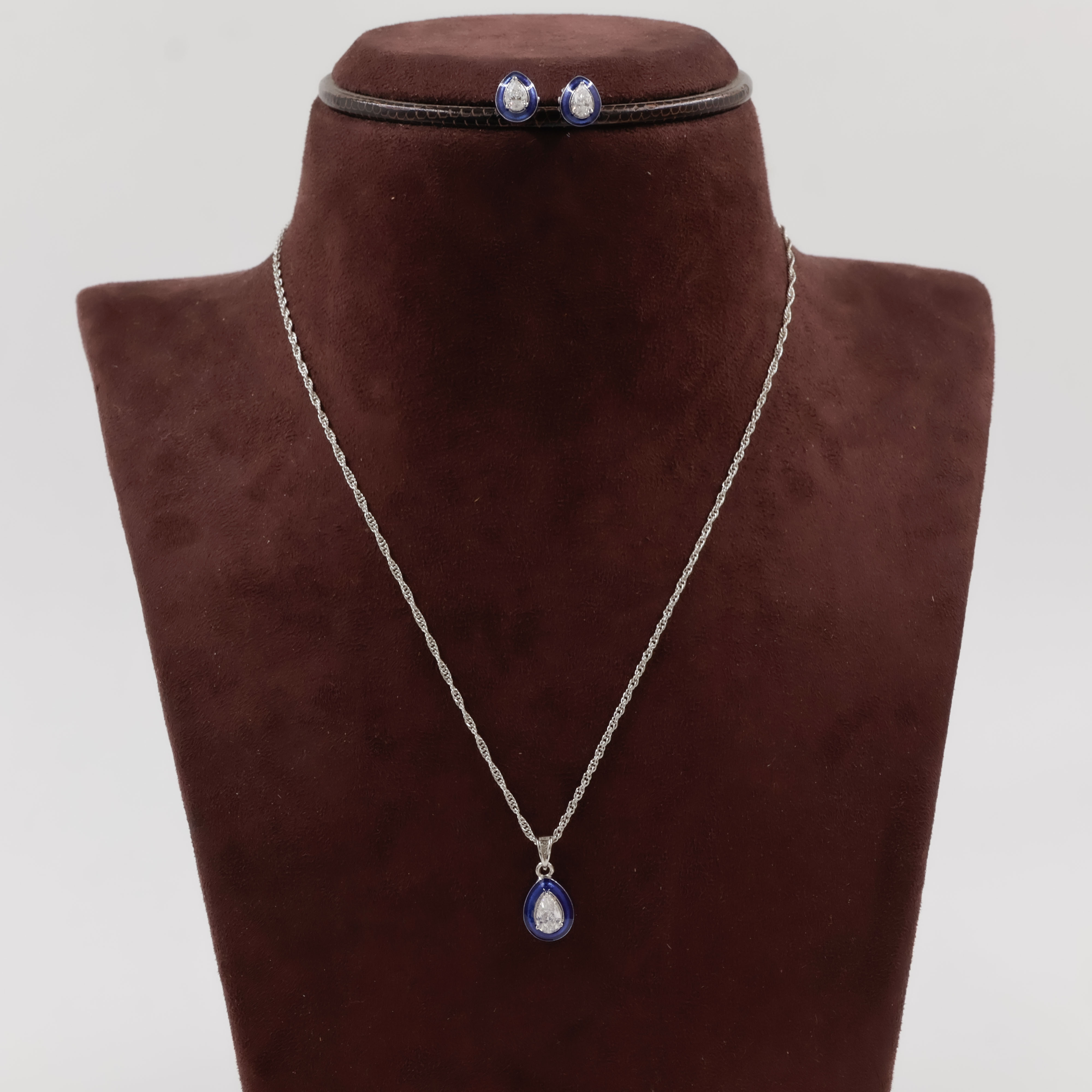 92.5 Silver Pendant Set - 