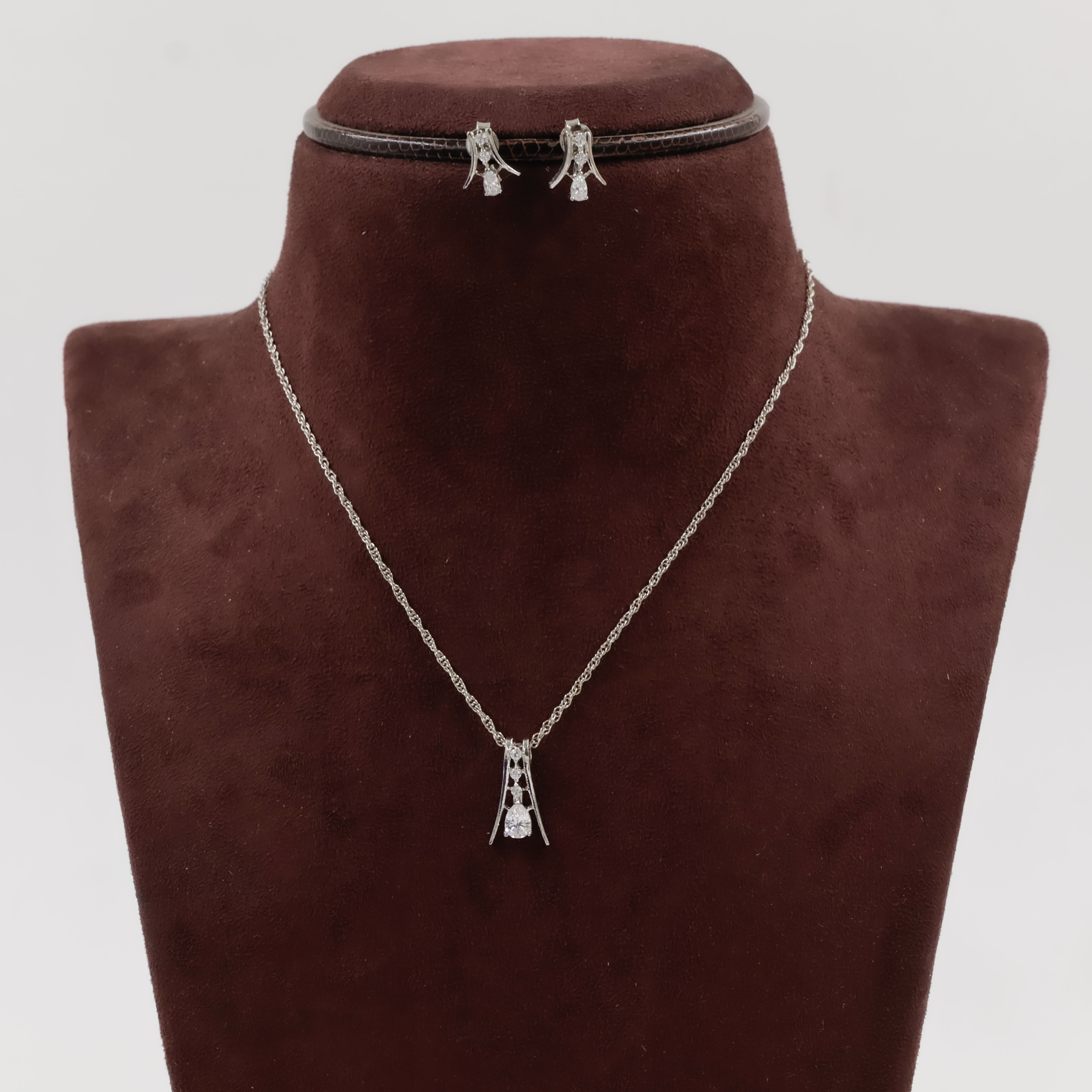 92.5 Silver Pendant Set - 