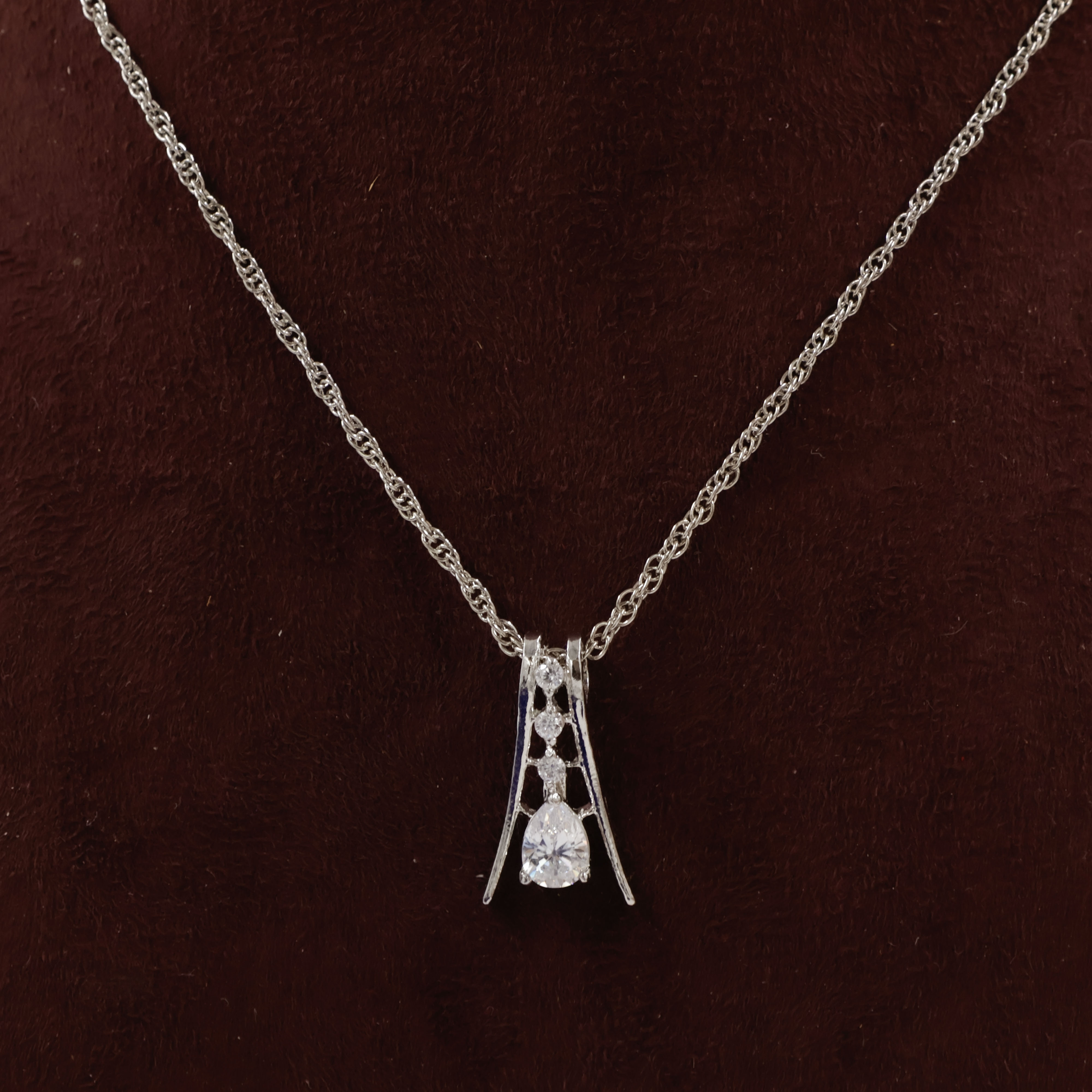92.5 Silver Pendant Set - 