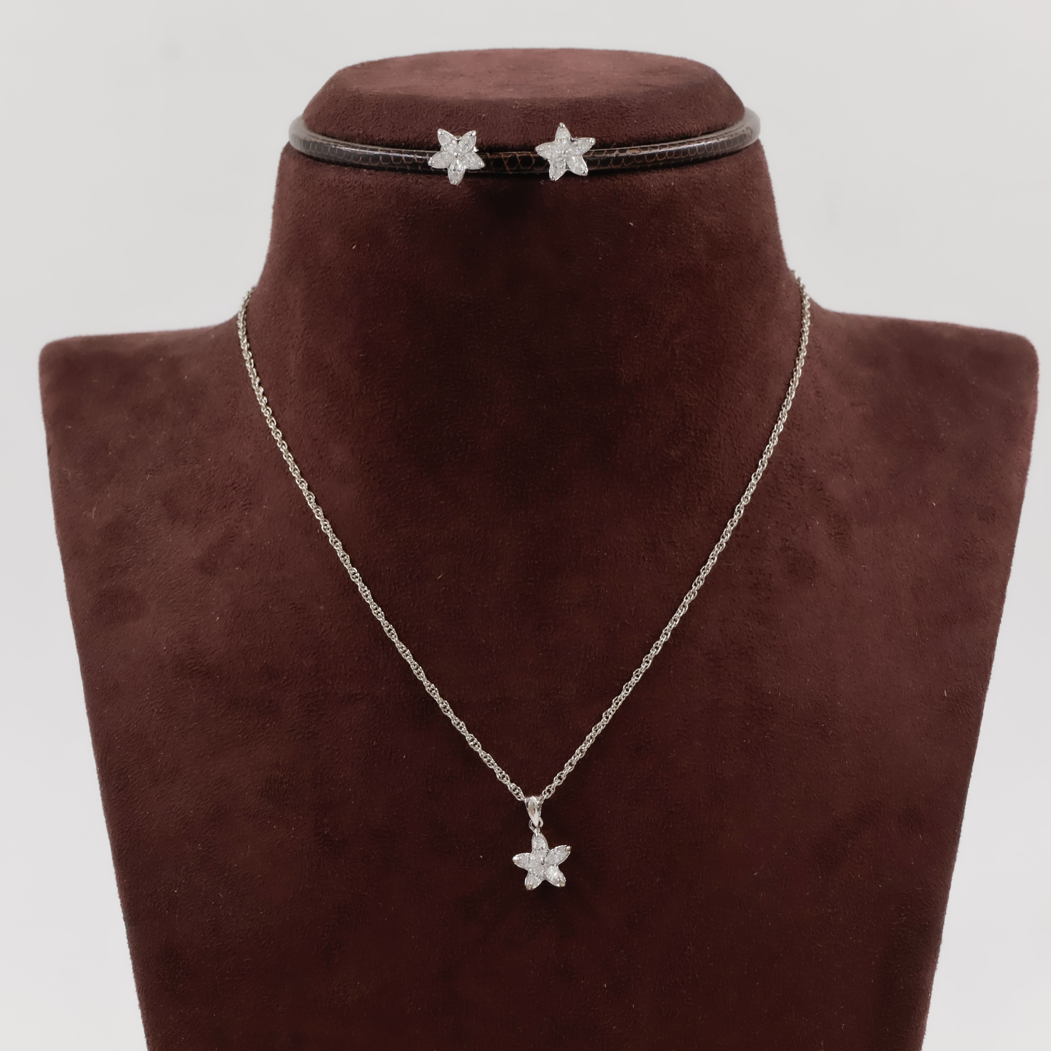 92.5 Silver Pendant Set - 