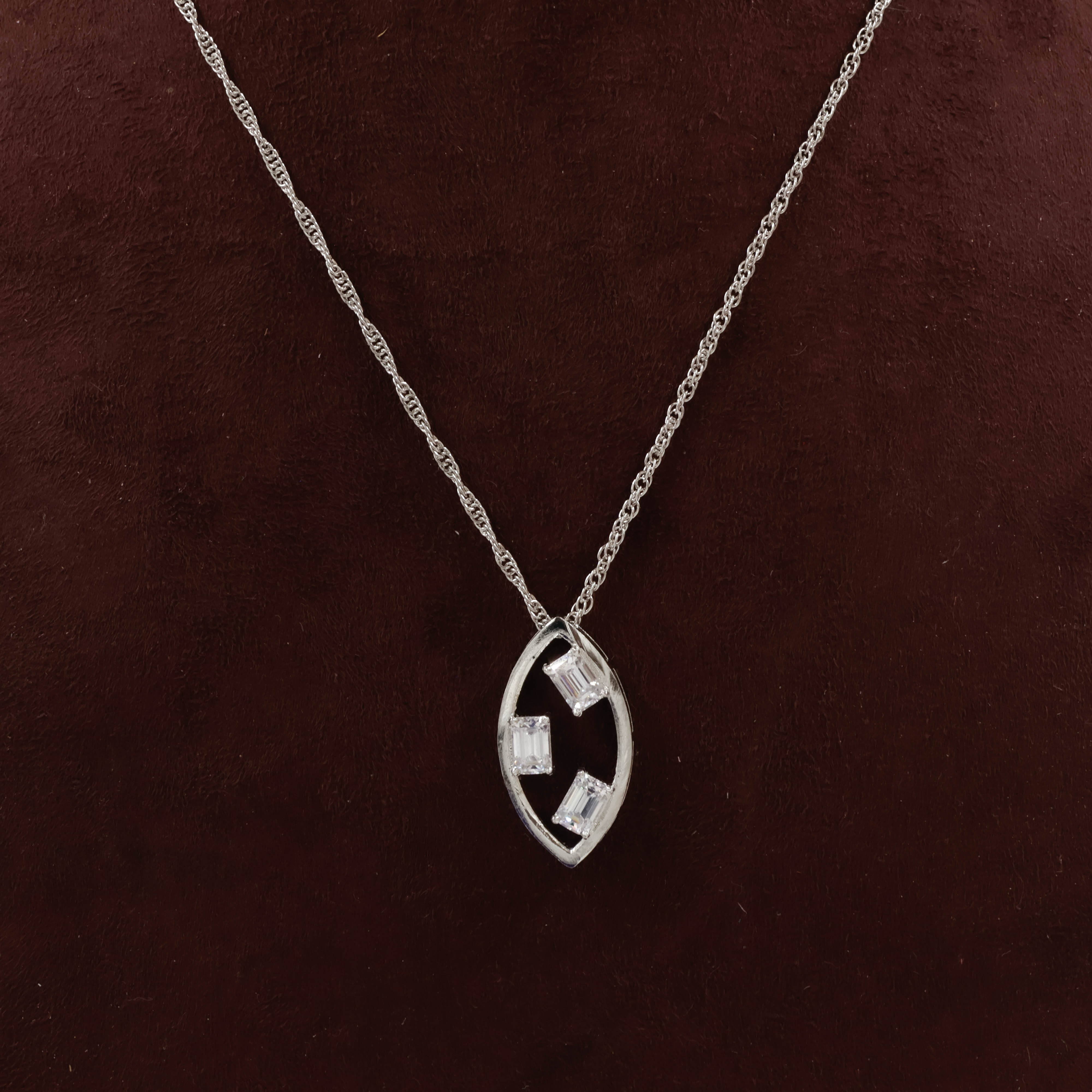 92.5 Silver Pendant Set - 