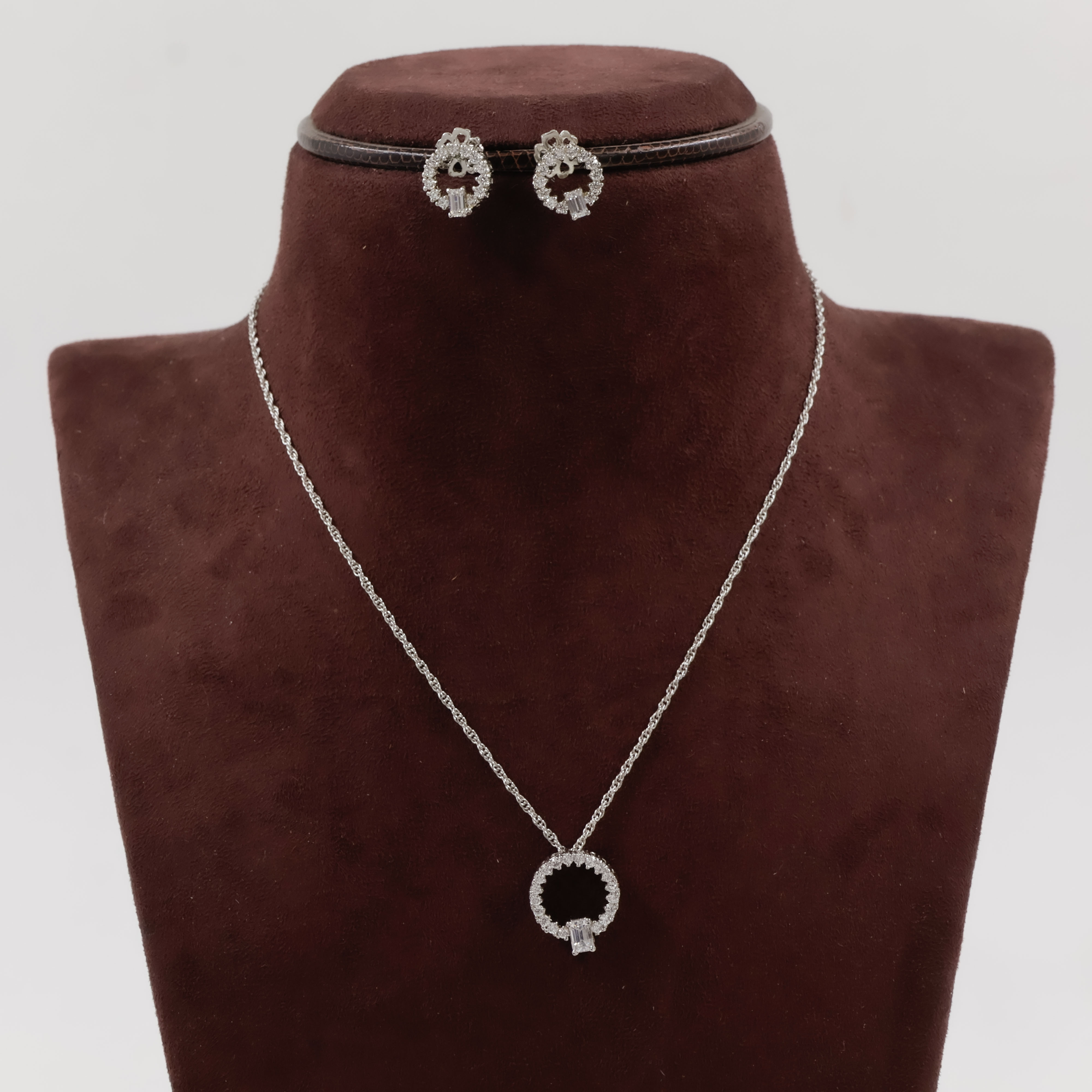 92.5 Silver Pendant Set - 