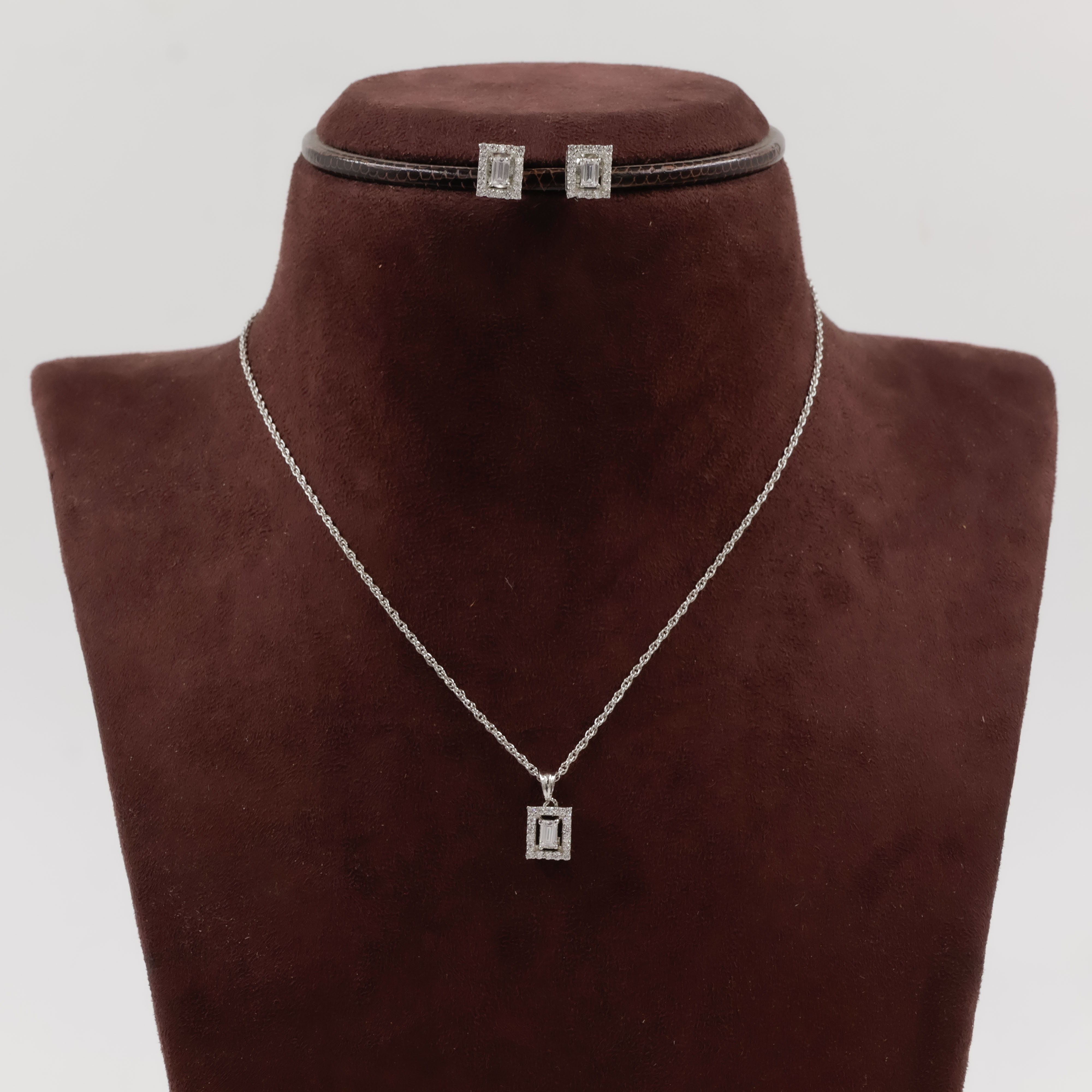 92.5 Silver Pendant Set - 