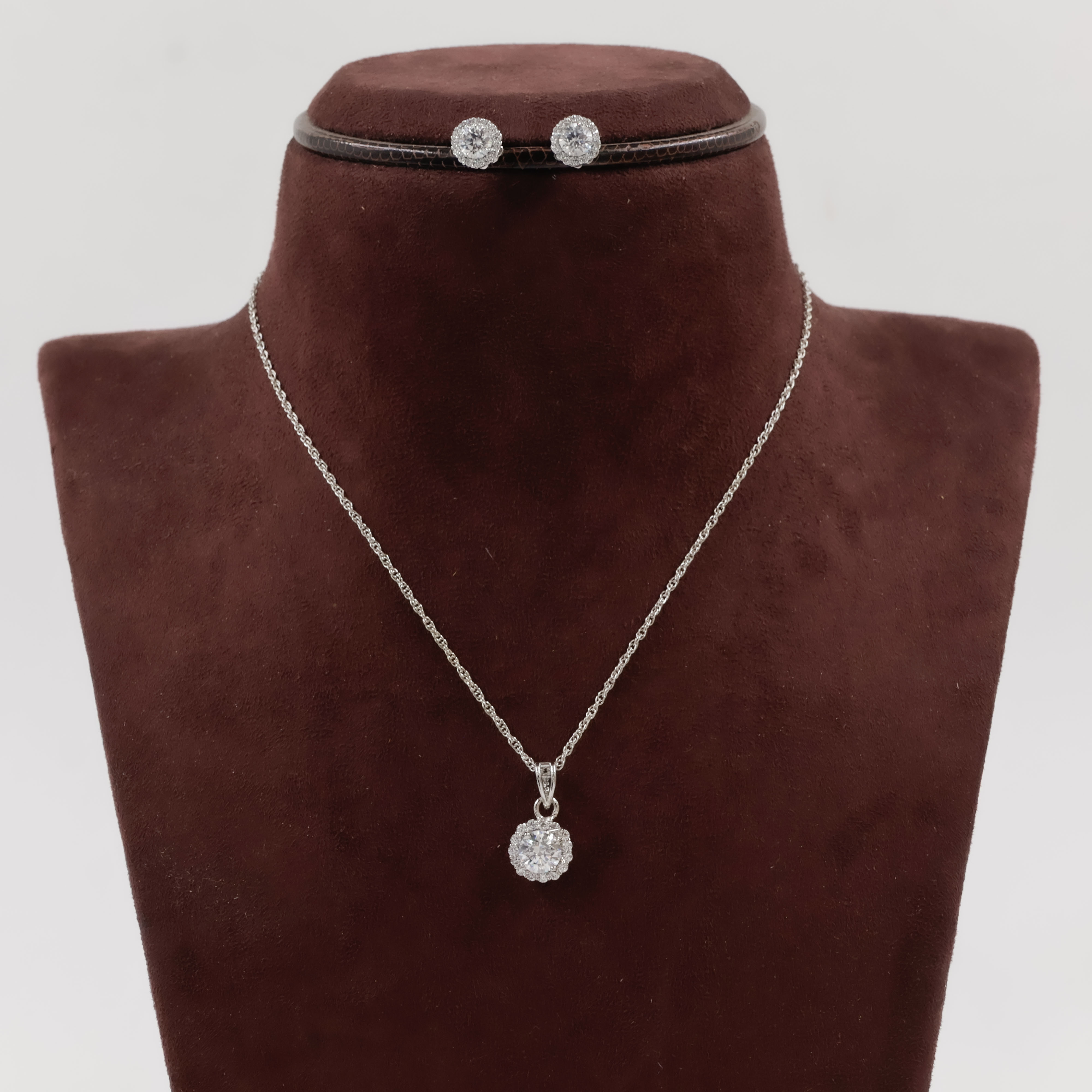 92.5 Silver Pendant Set - 