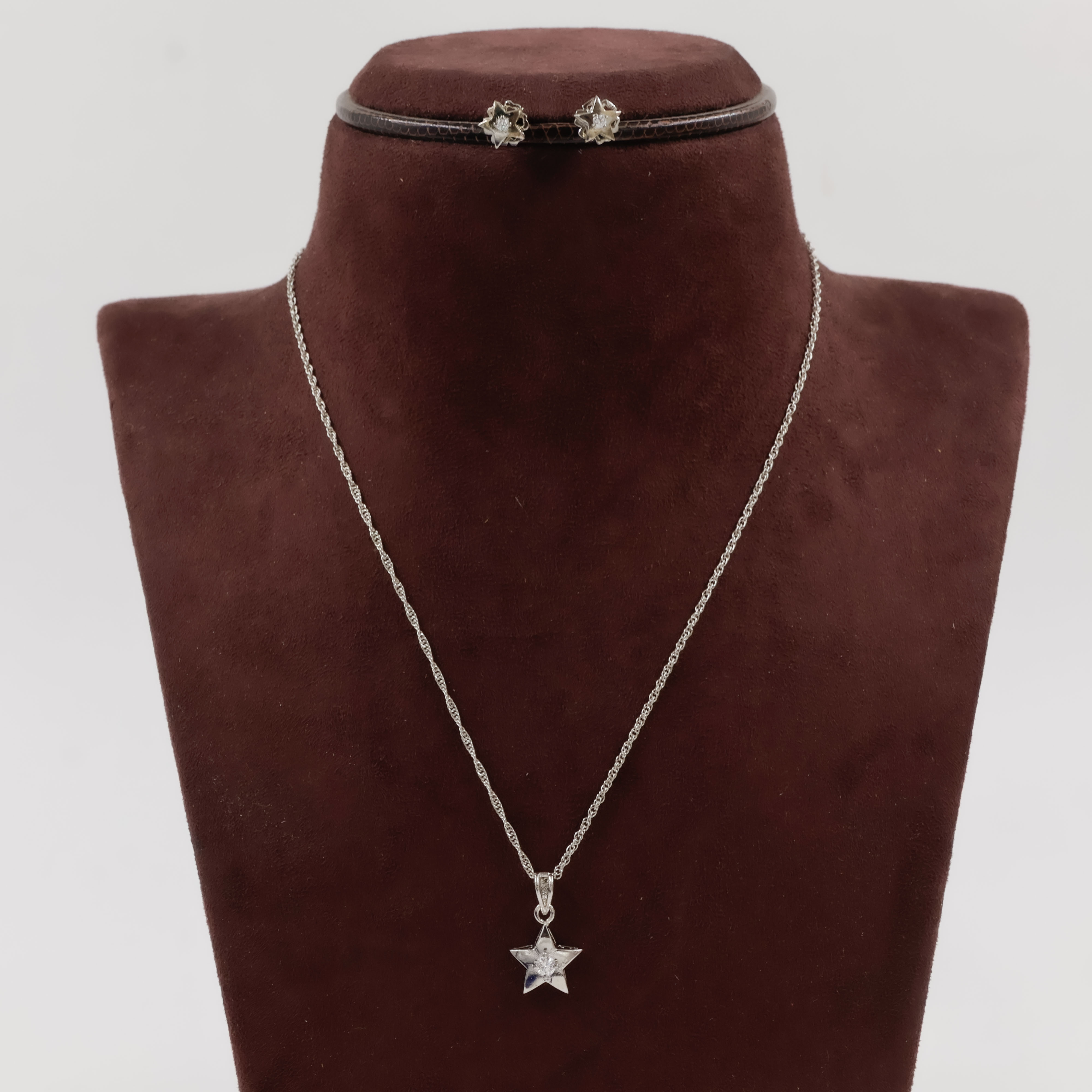 92.5 Silver Pendant Set - 