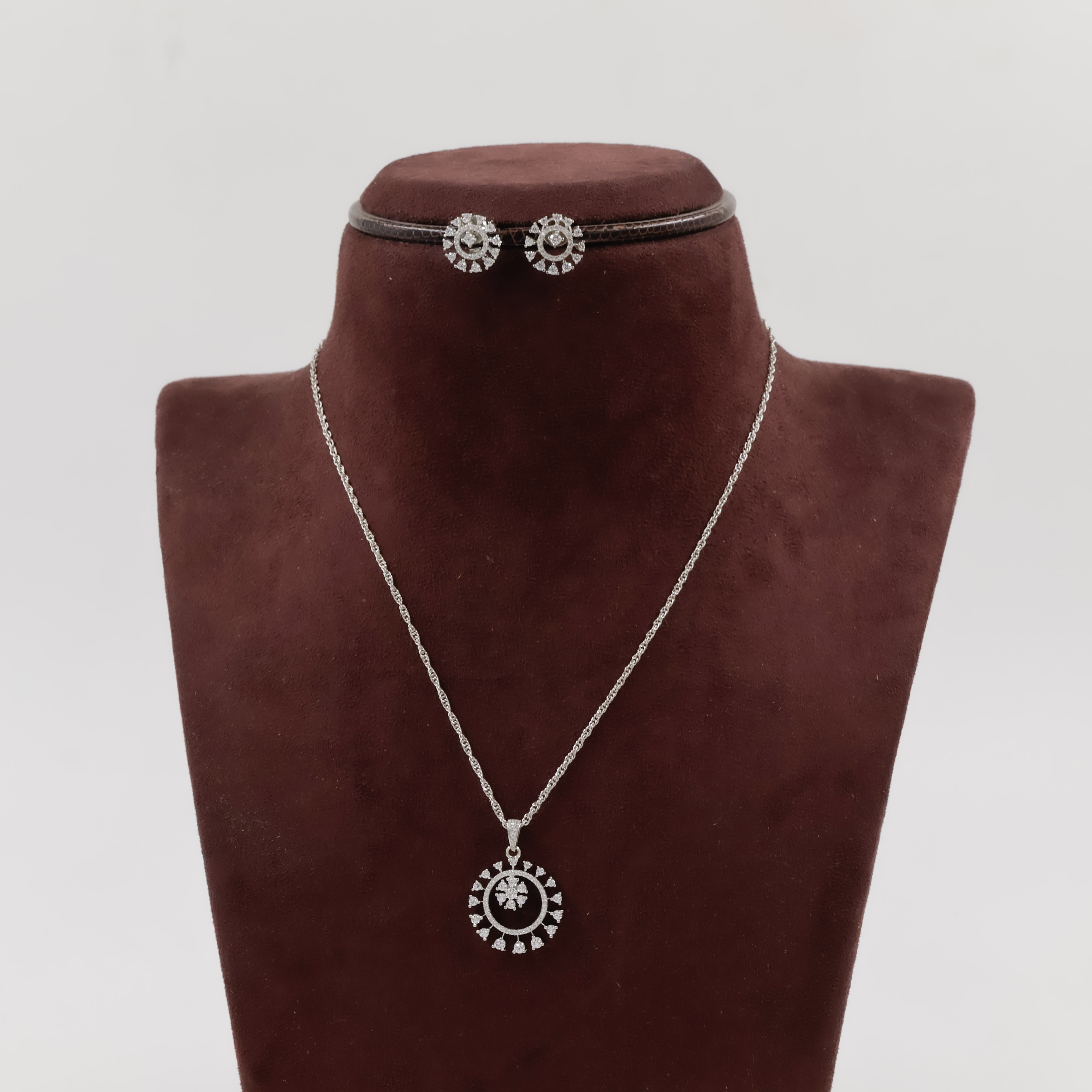92.5 Silver Pendant Set - 