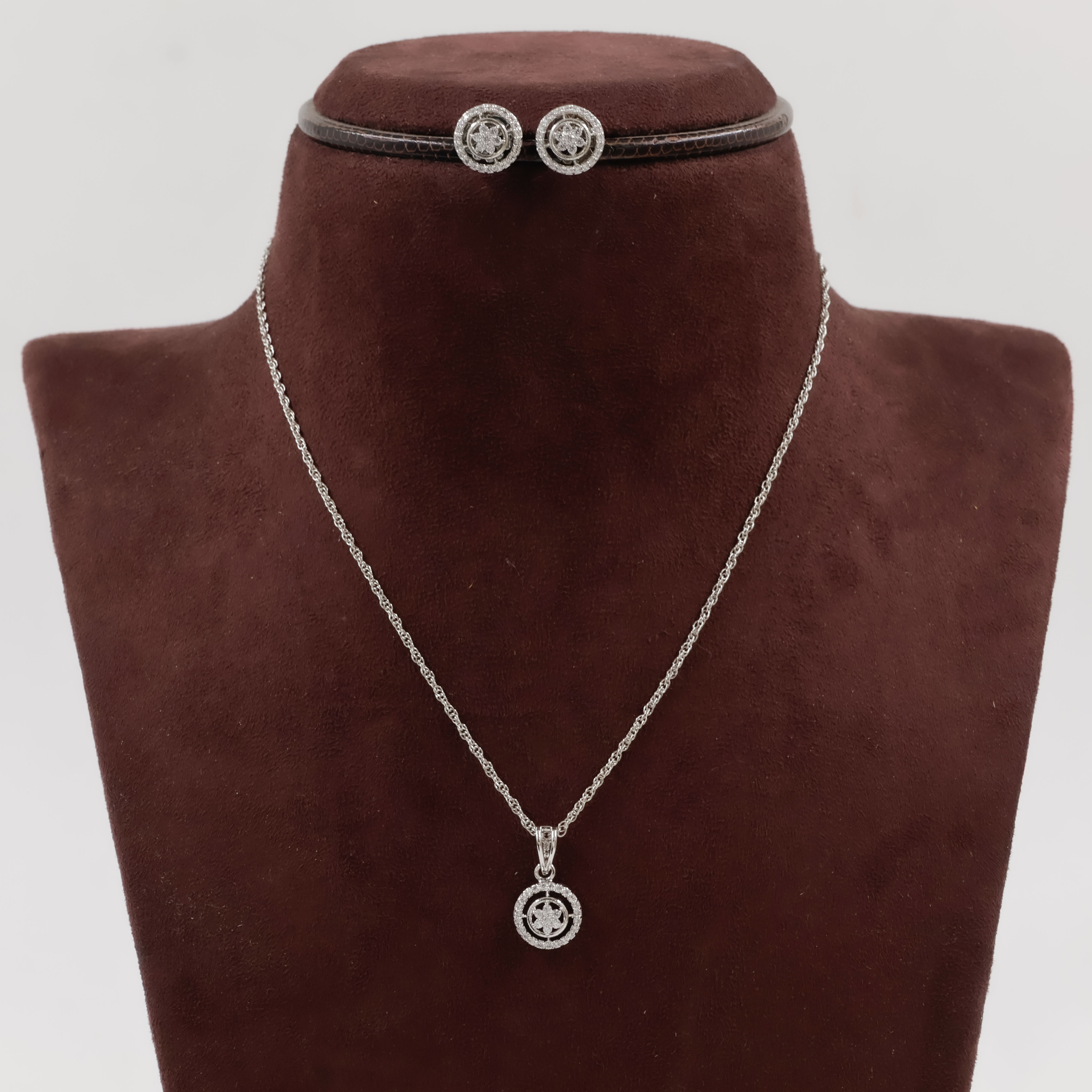 92.5 Silver Pendant Set - 