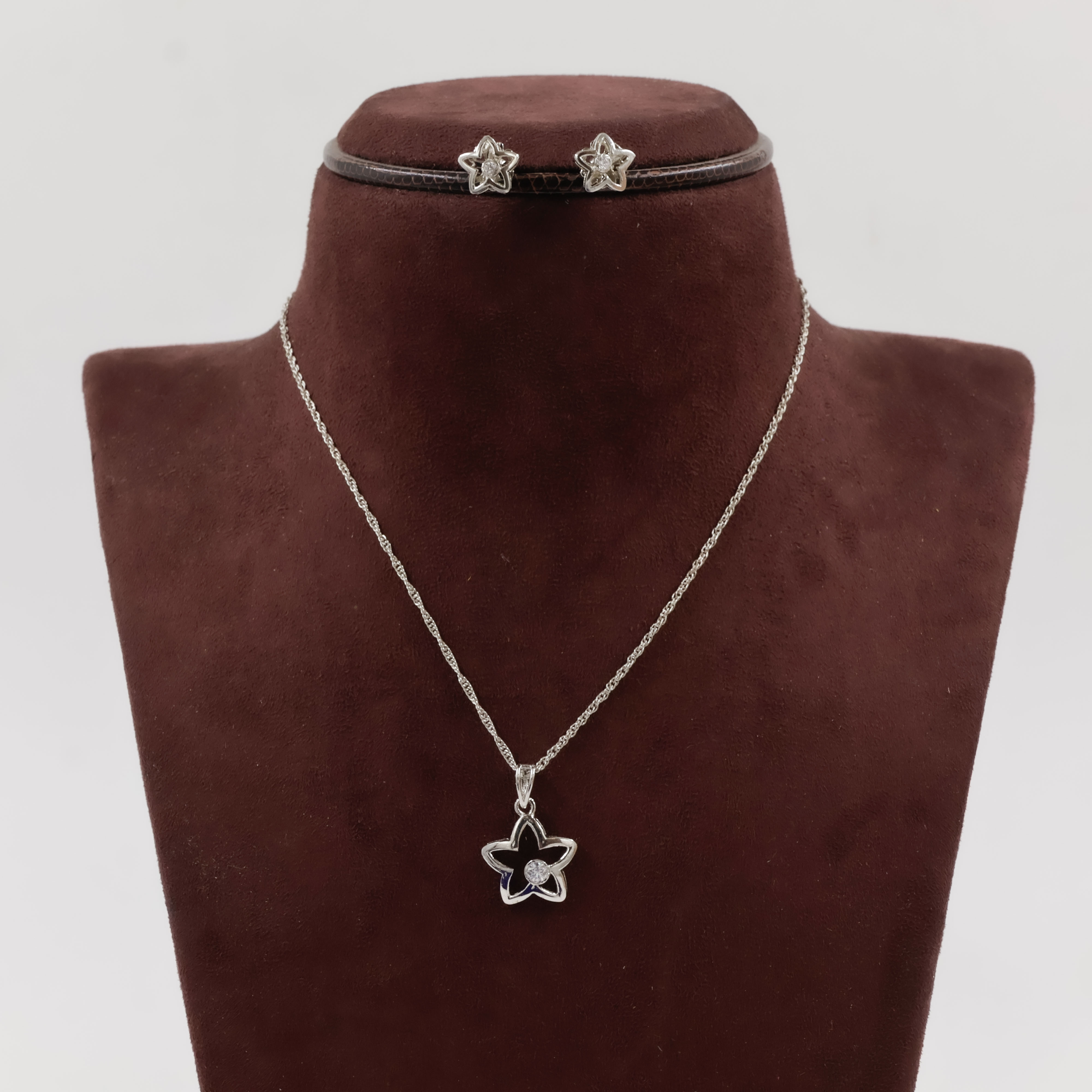 92.5 Silver Pendant Set - 
