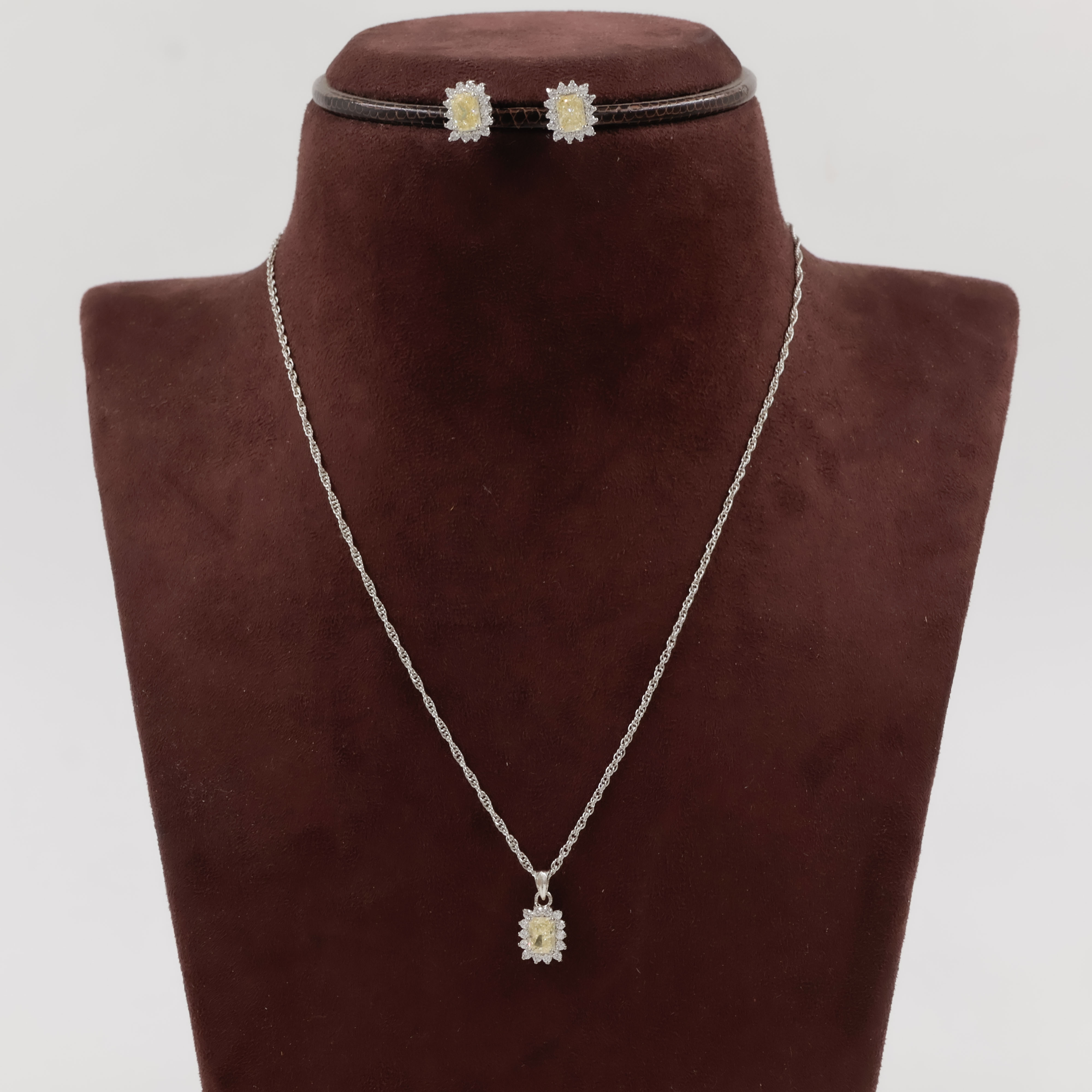 92.5 Silver Pendant Set - 