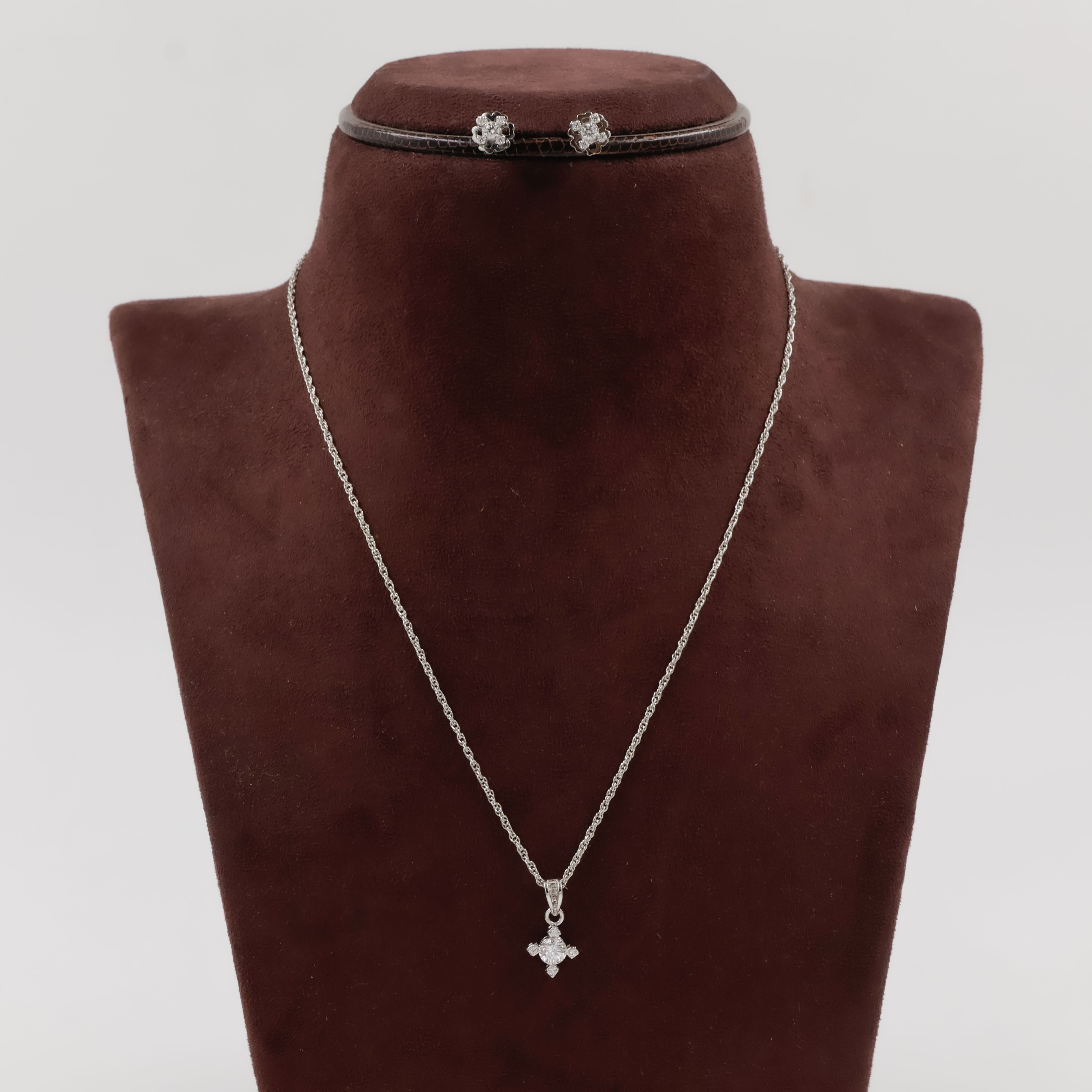 92.5 Silver Pendant Set - 