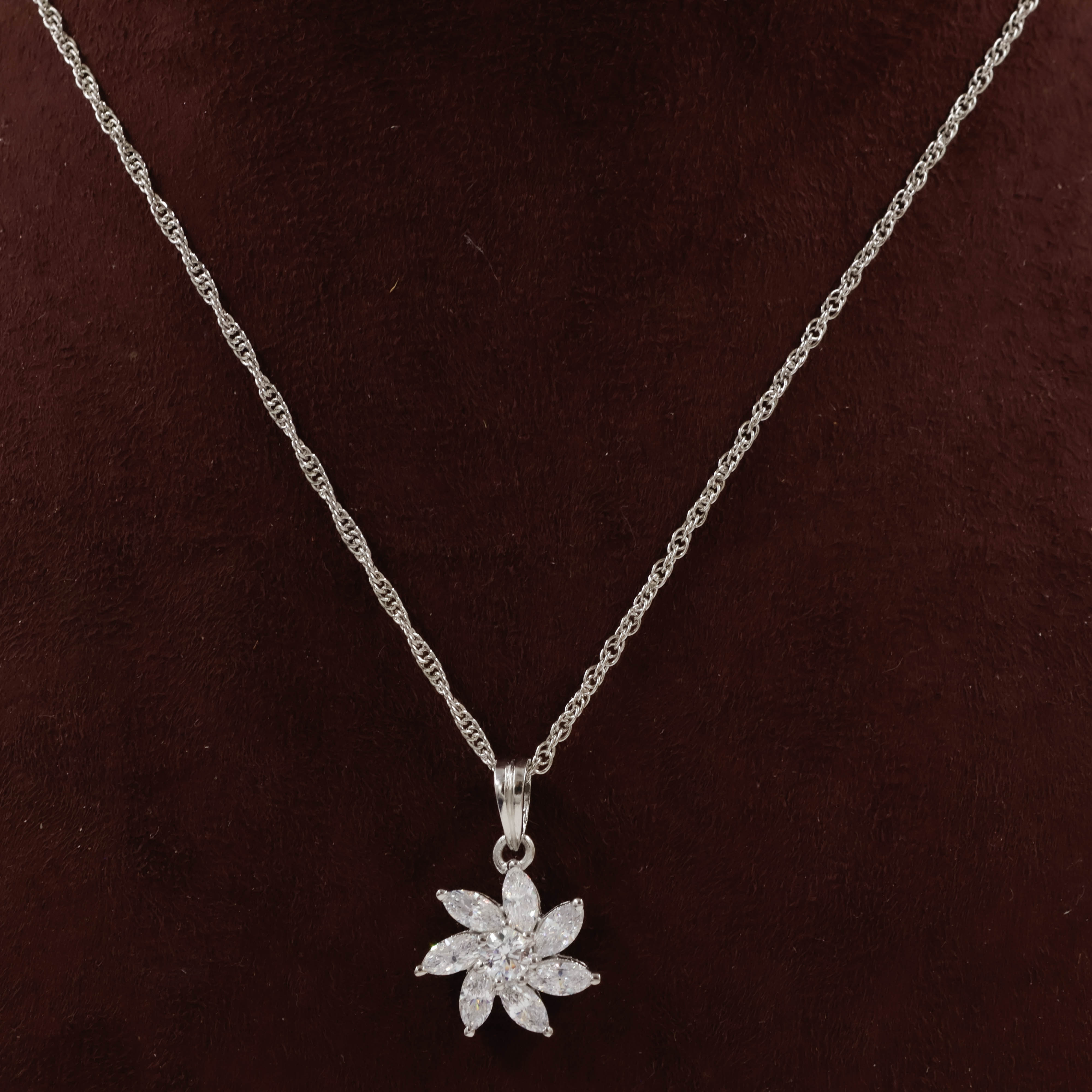 92.5 Silver Pendant Set - 