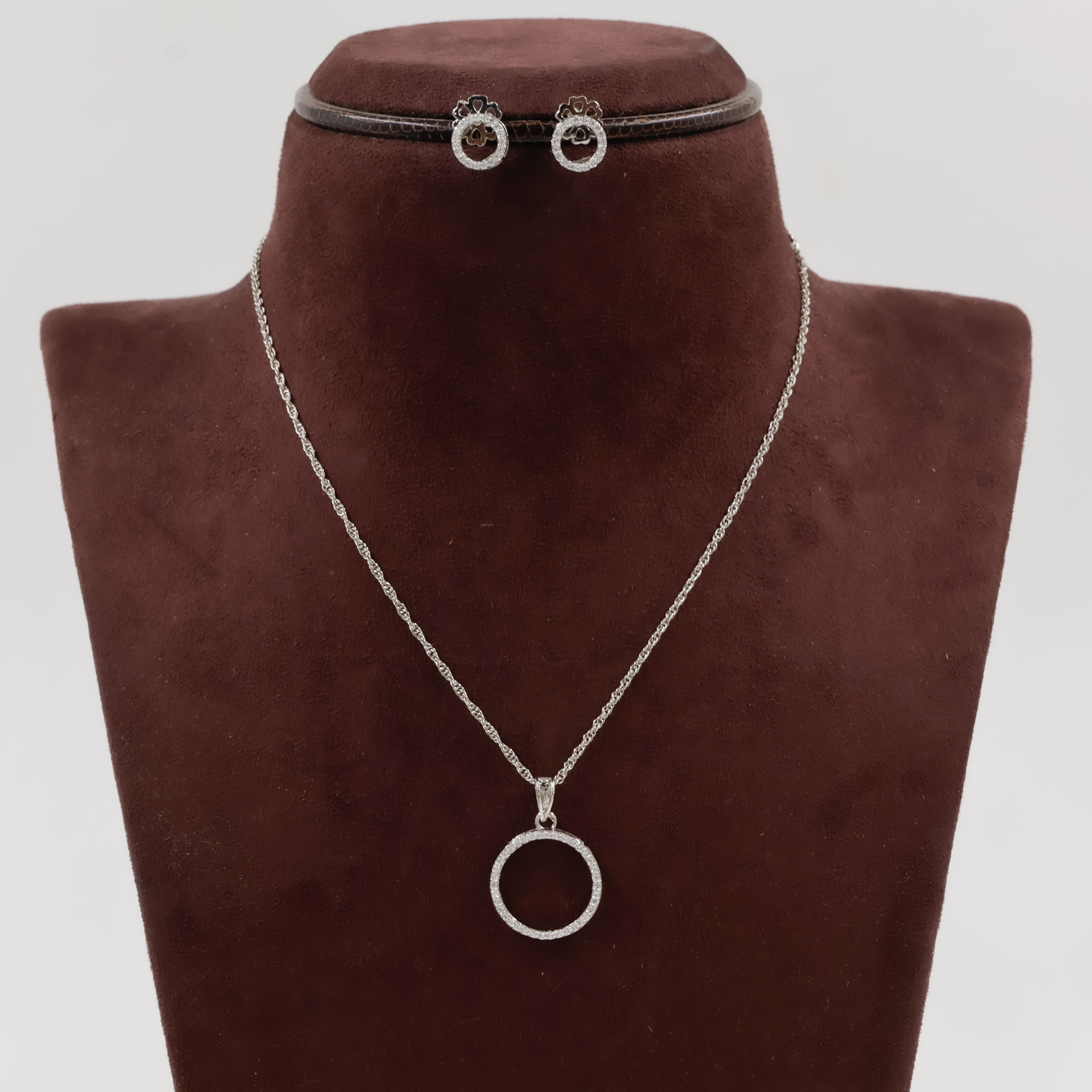 92.5 Silver Pendant Set - 
