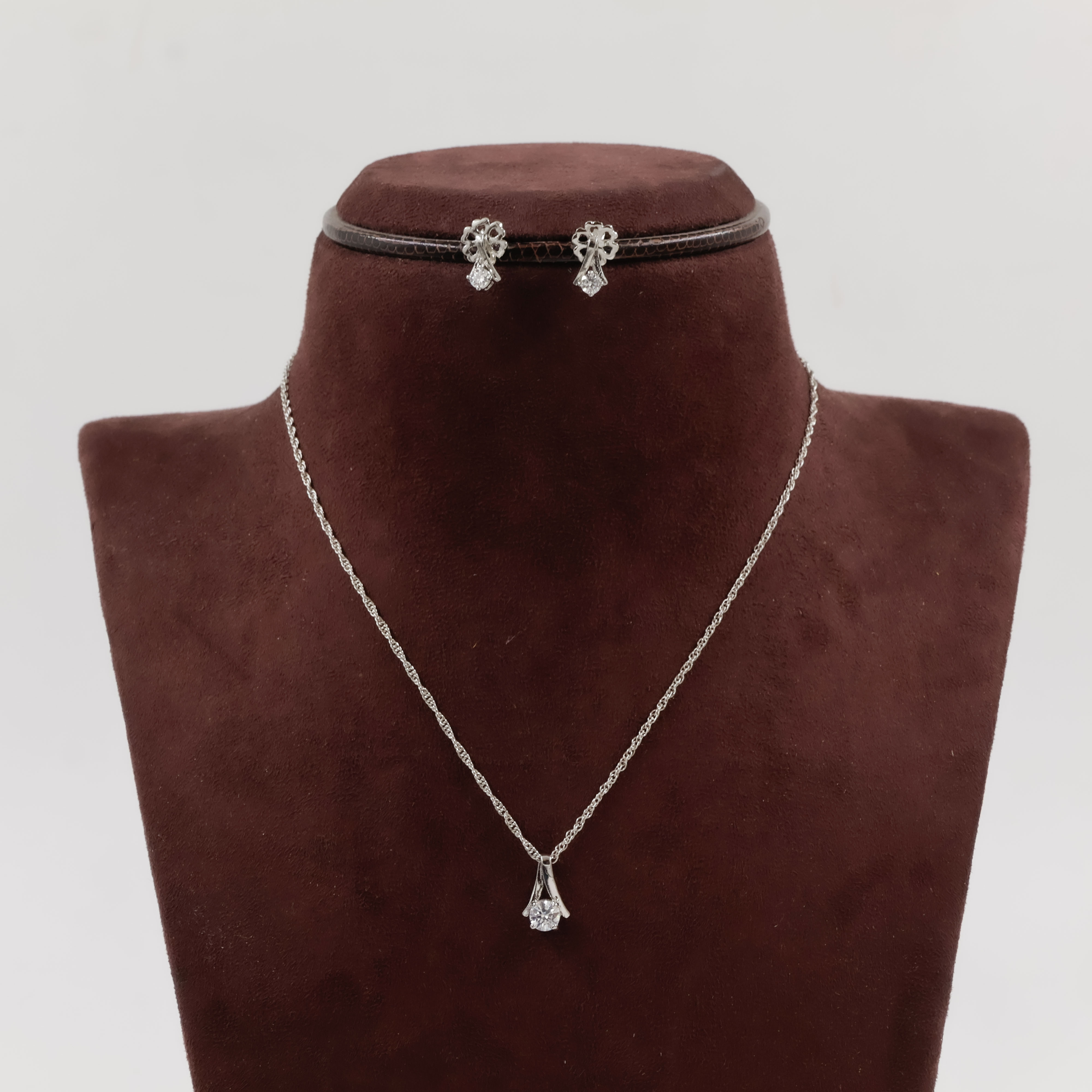 92.5 Silver Pendant Set - 