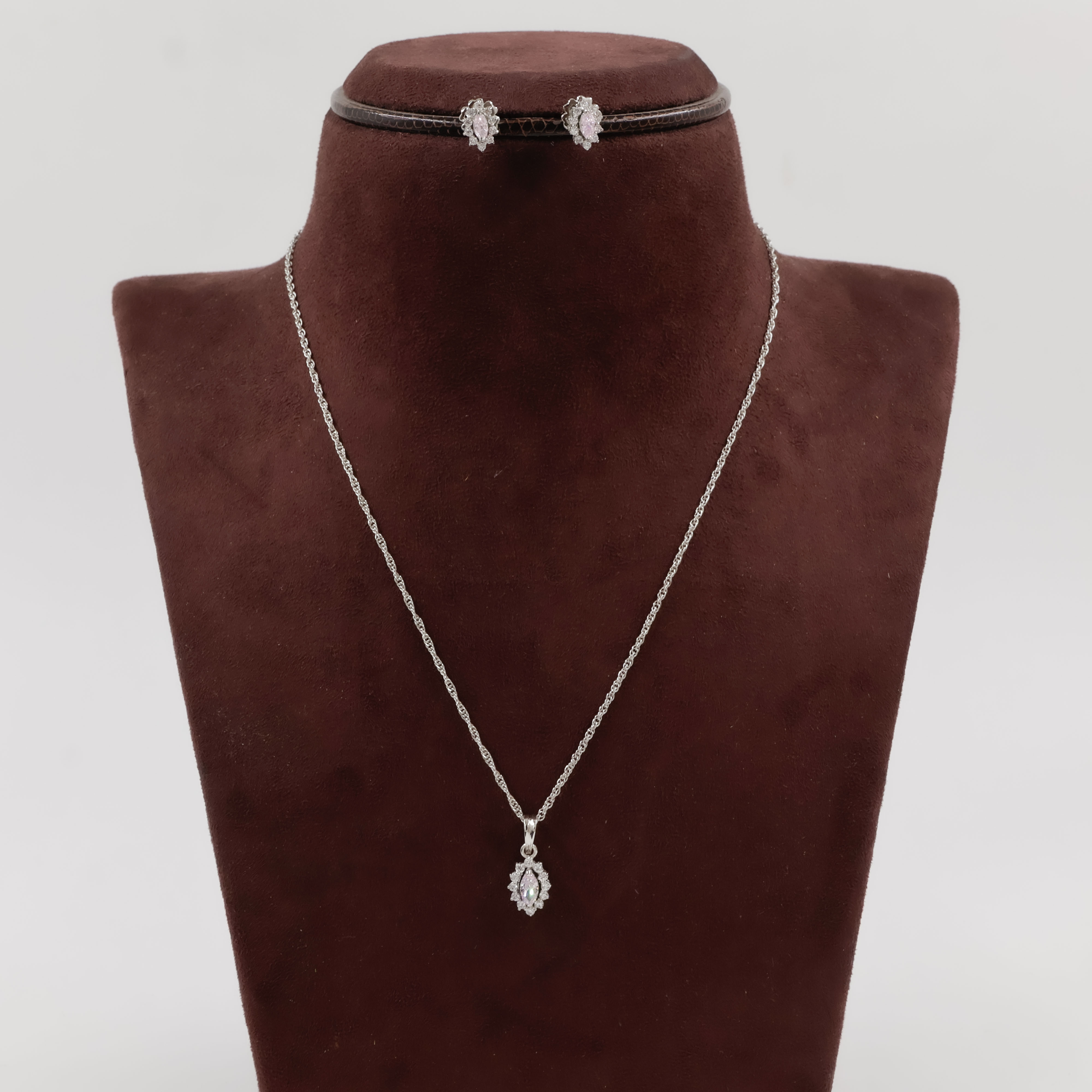 92.5 Silver Pendant Set - 