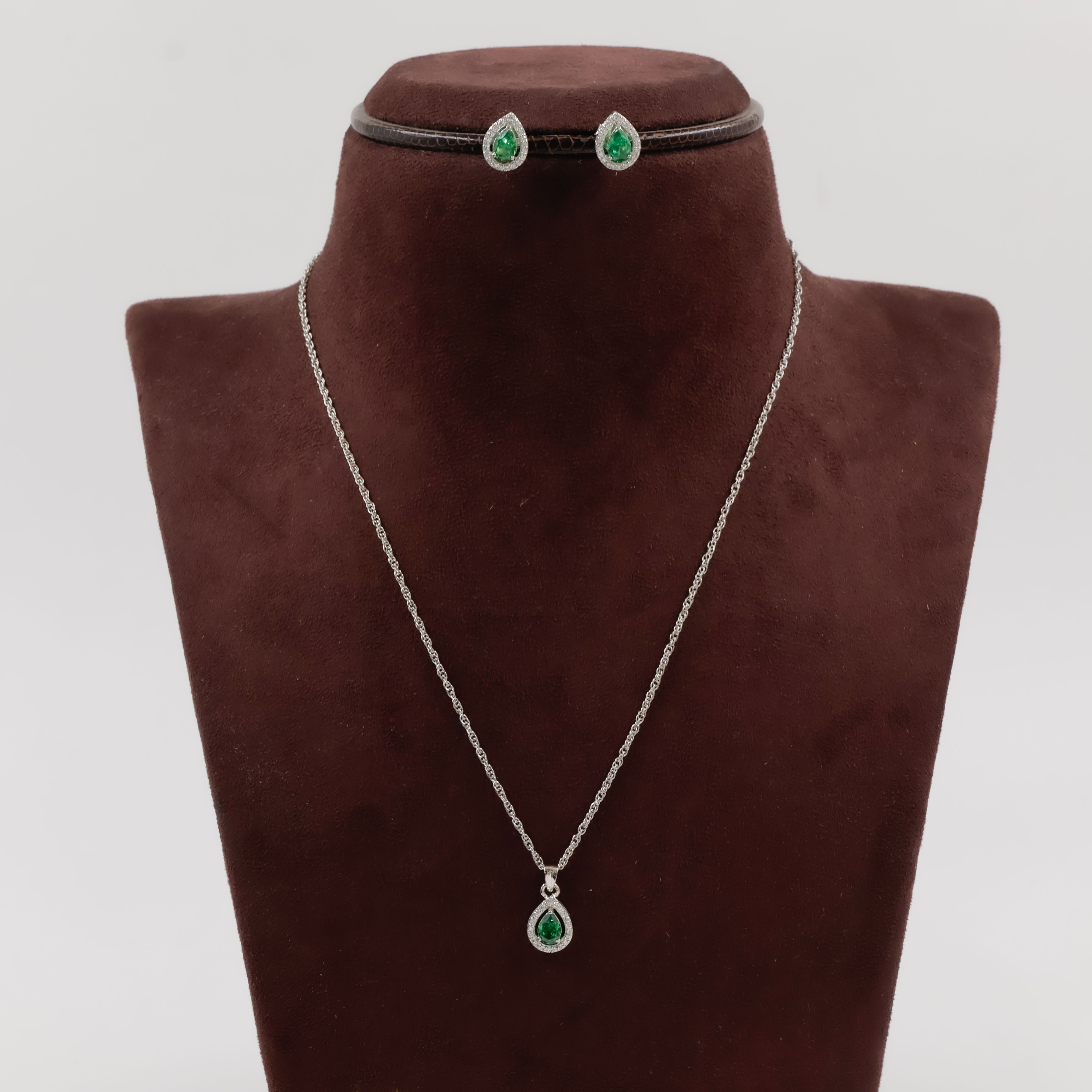 92.5 Silver Pendant Set - 
