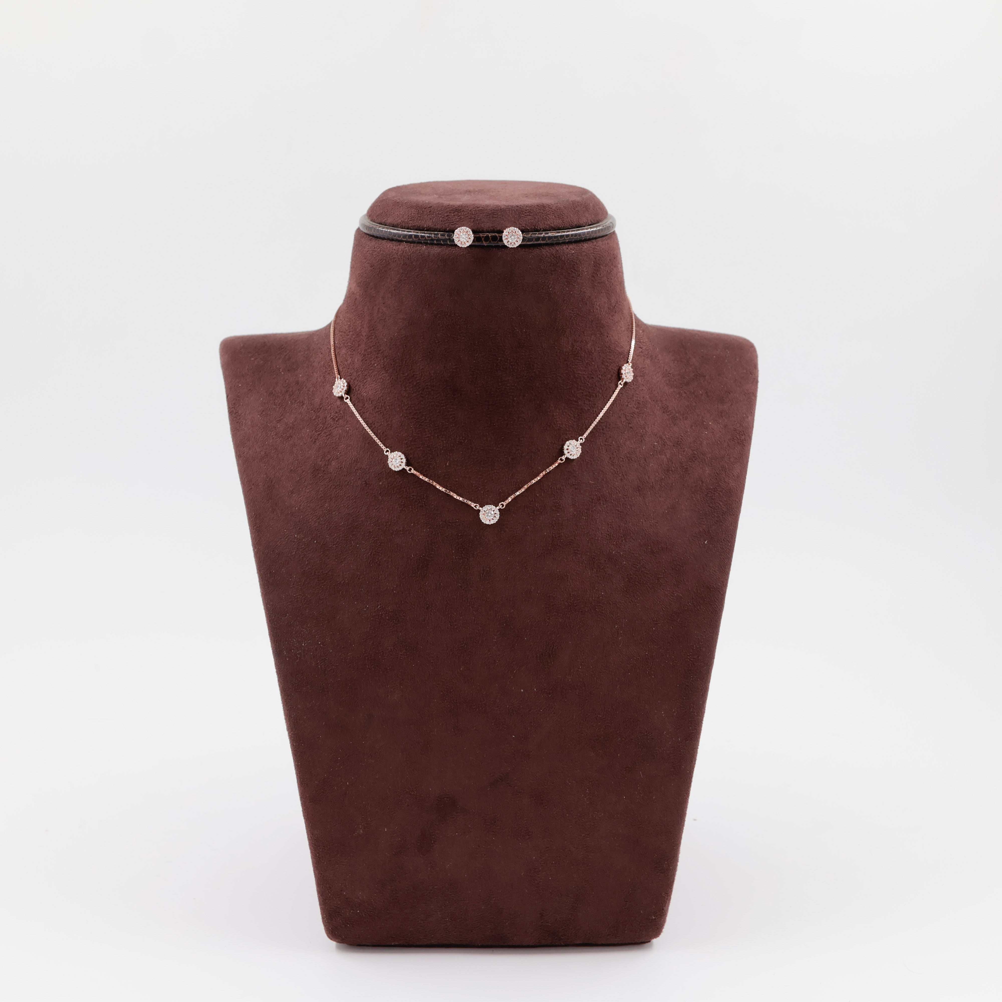 92.5 Silver Necklace Set - 