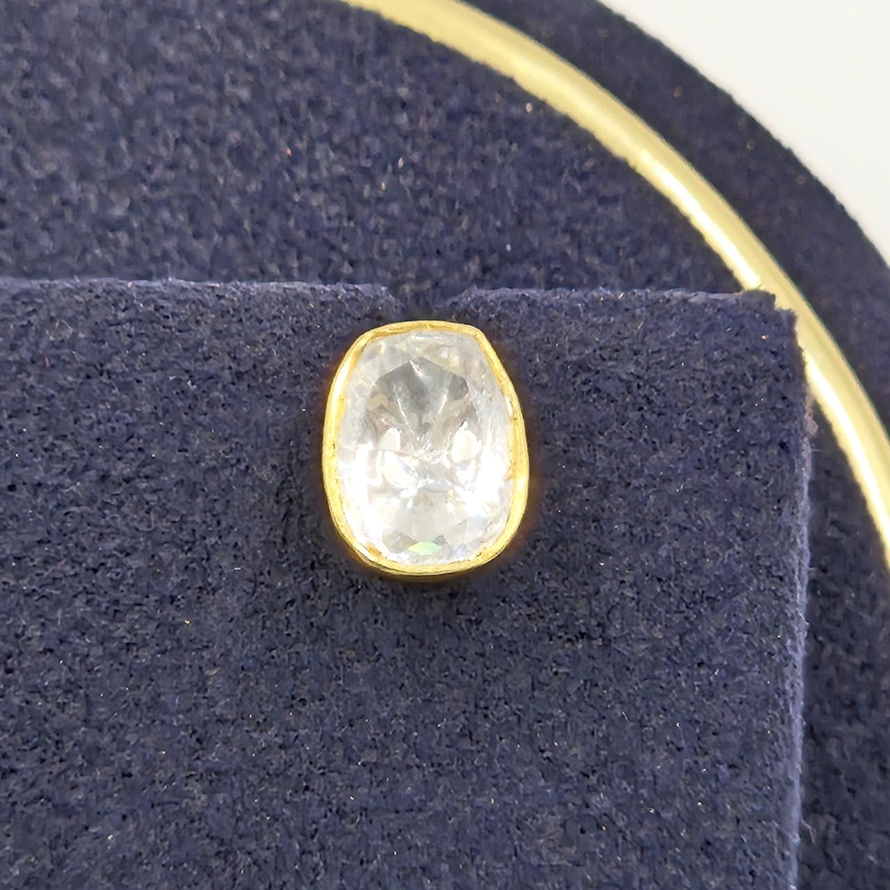 Teardrop Solitaire Stud Earrings