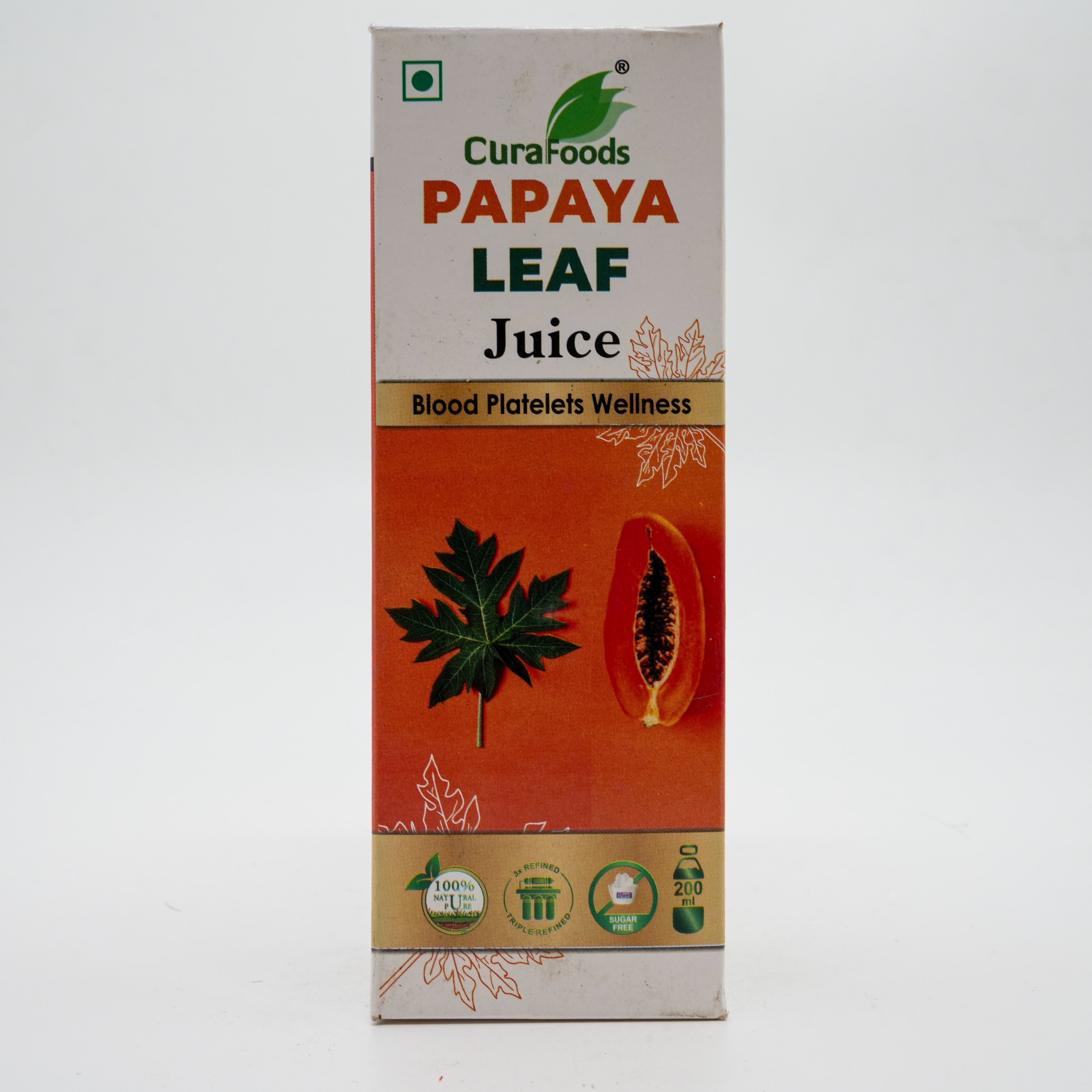 Papaya leaf juice