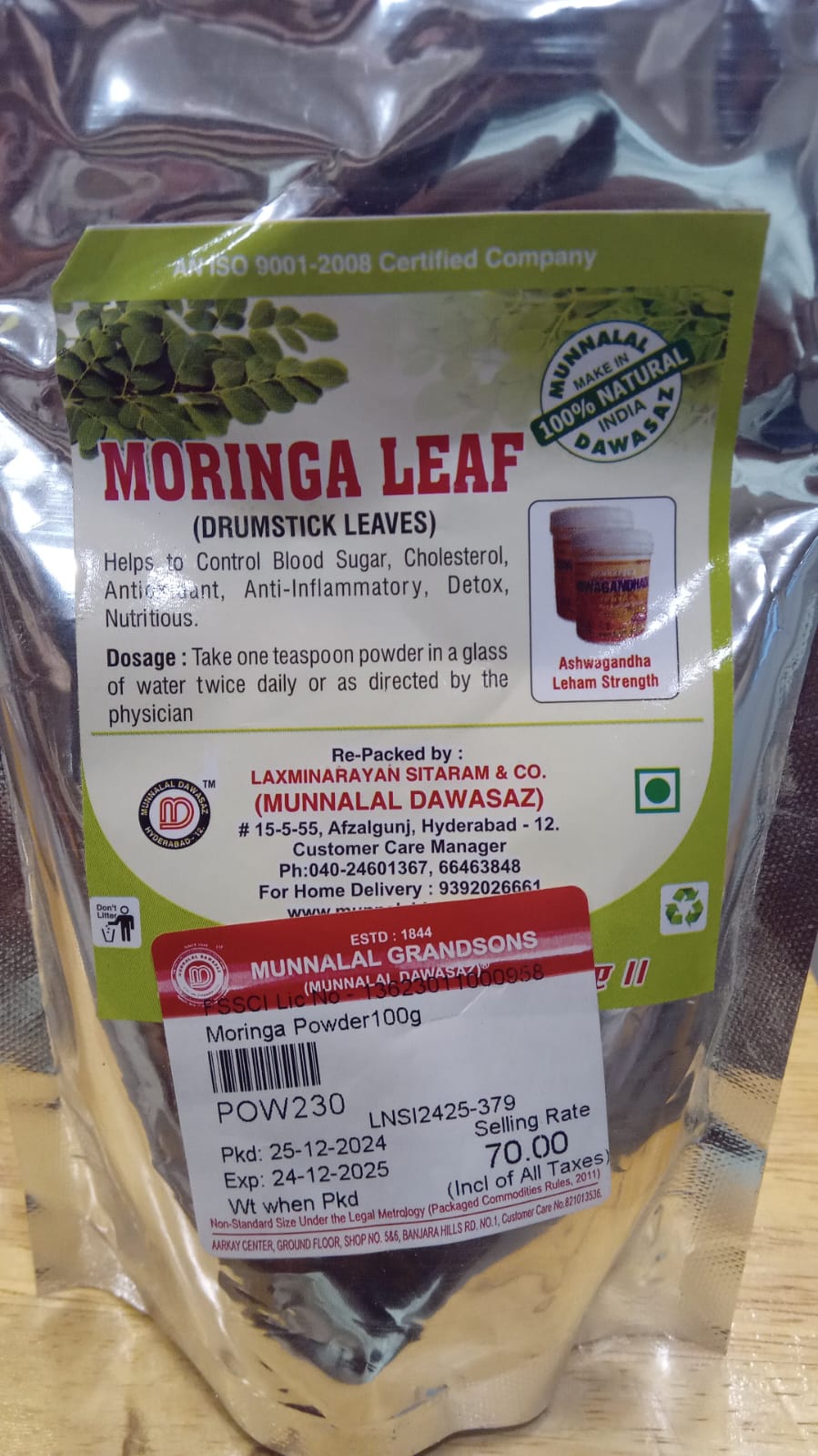 Munnalal Dawasaz - Moringa Leaf