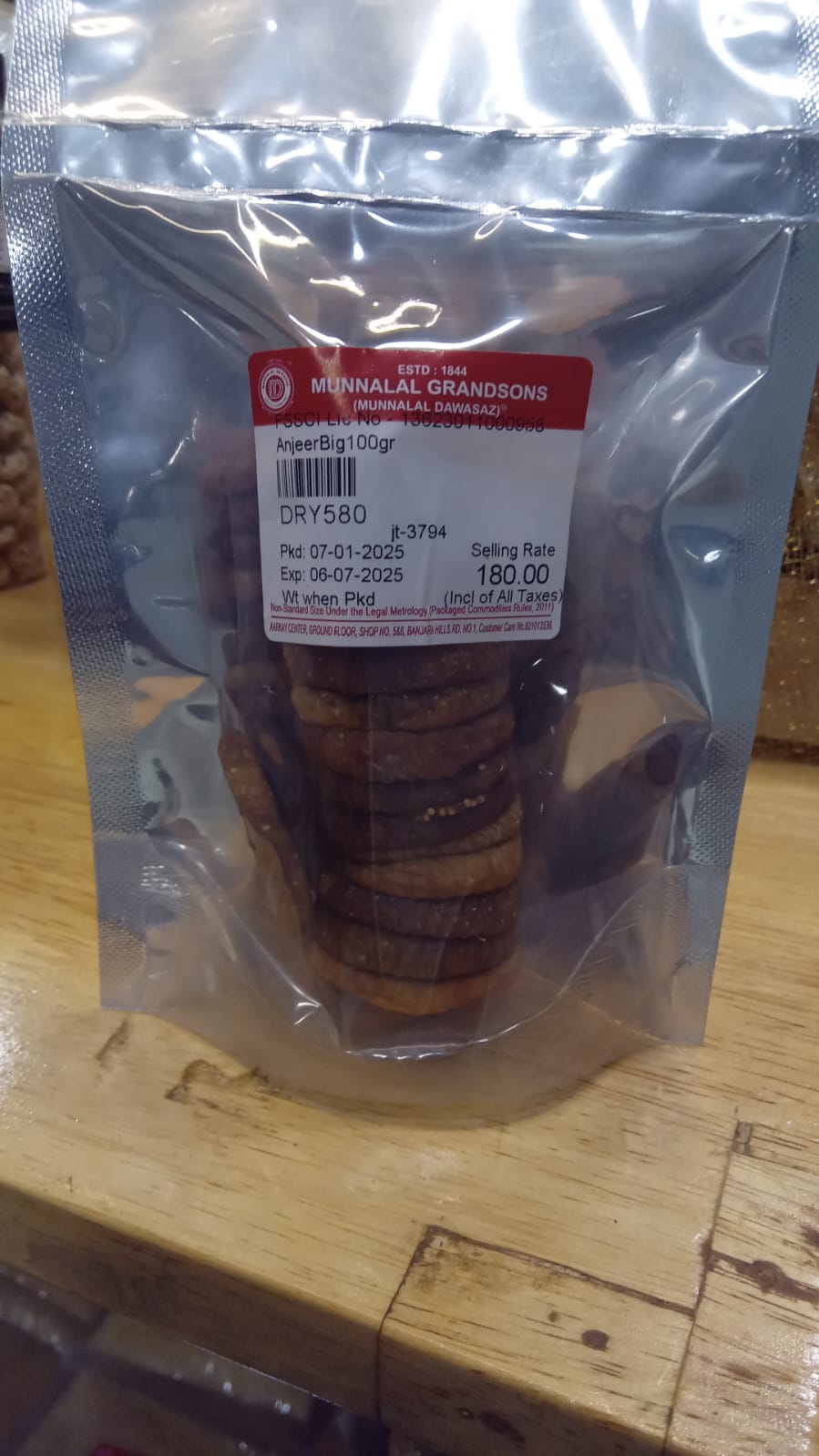 Munnalal Dawasaz - Dry Anjeer