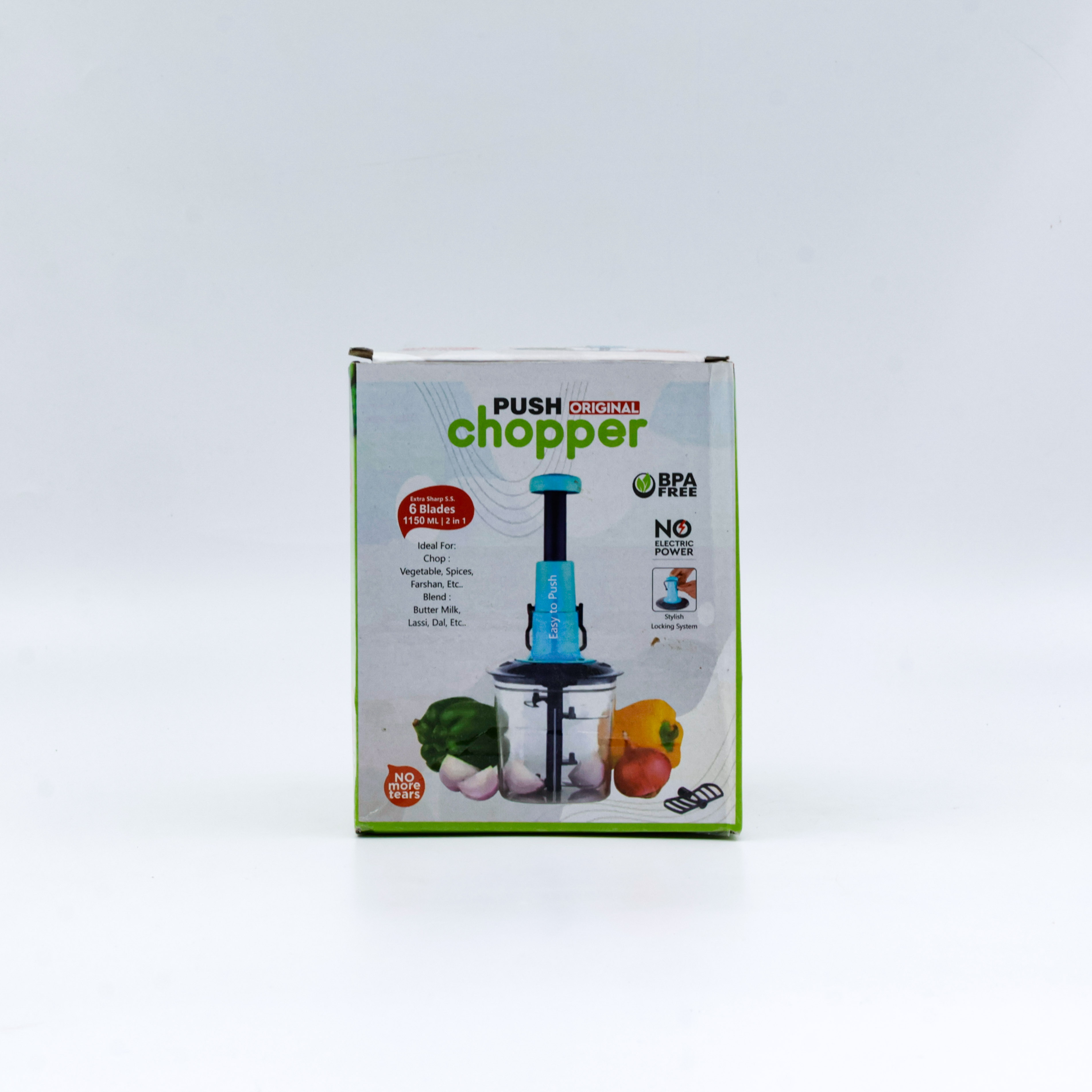 Pragati Agencies - 2in1 Push Chopper 1150ml