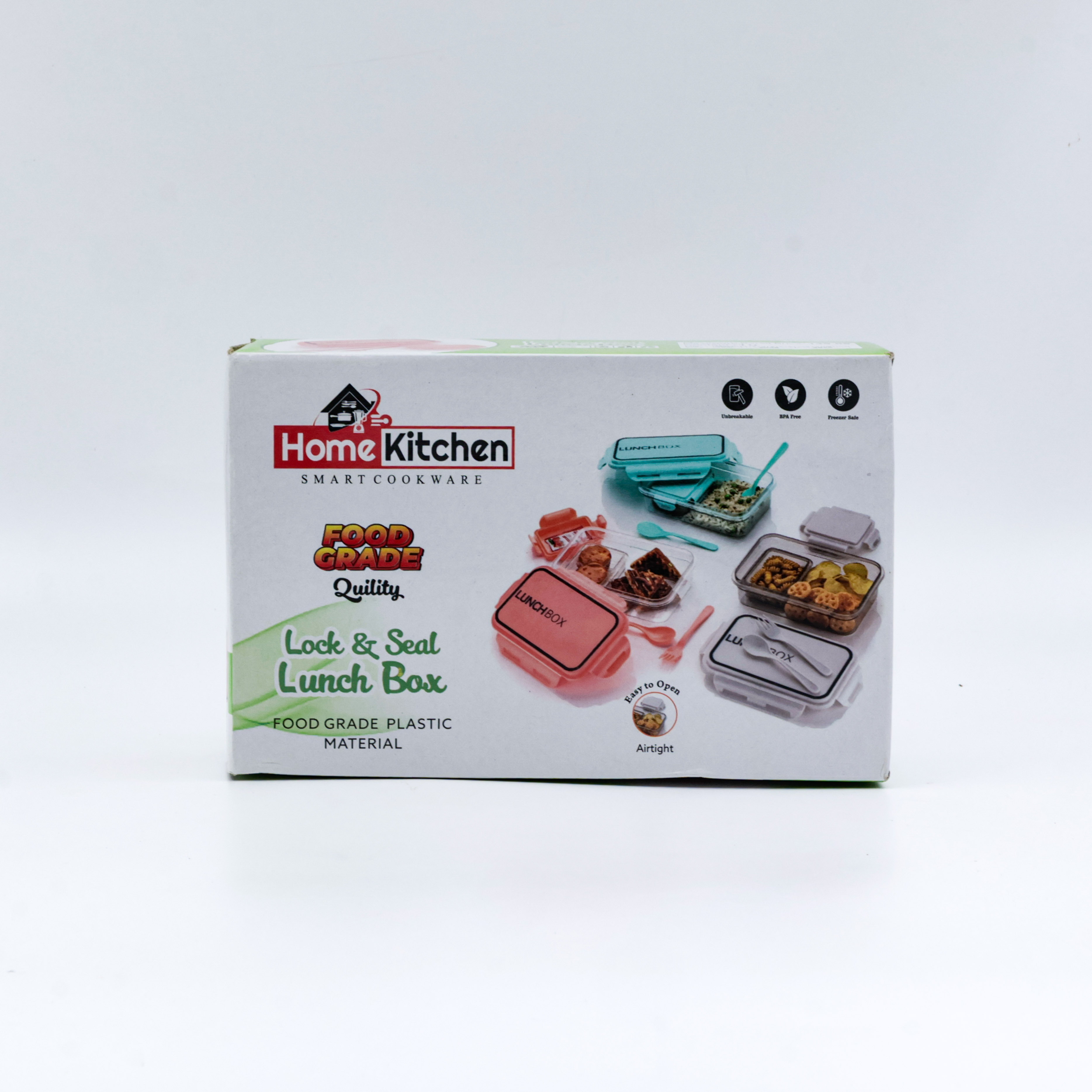 Pragati Agencies - Pa Transperant Lunch Box (1200ml Aprox)