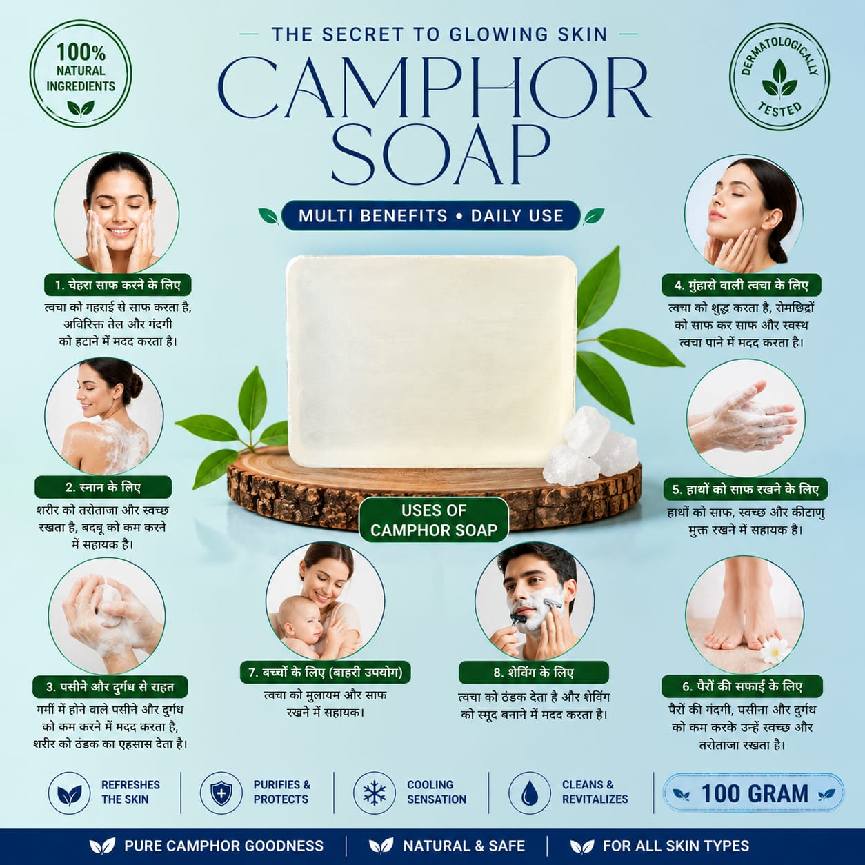 Camphor Soap (Kapoor Soap)