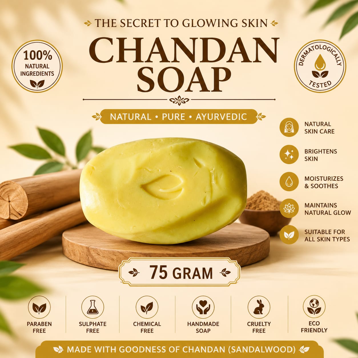 Prakritik Sampada - Chandan Soap
